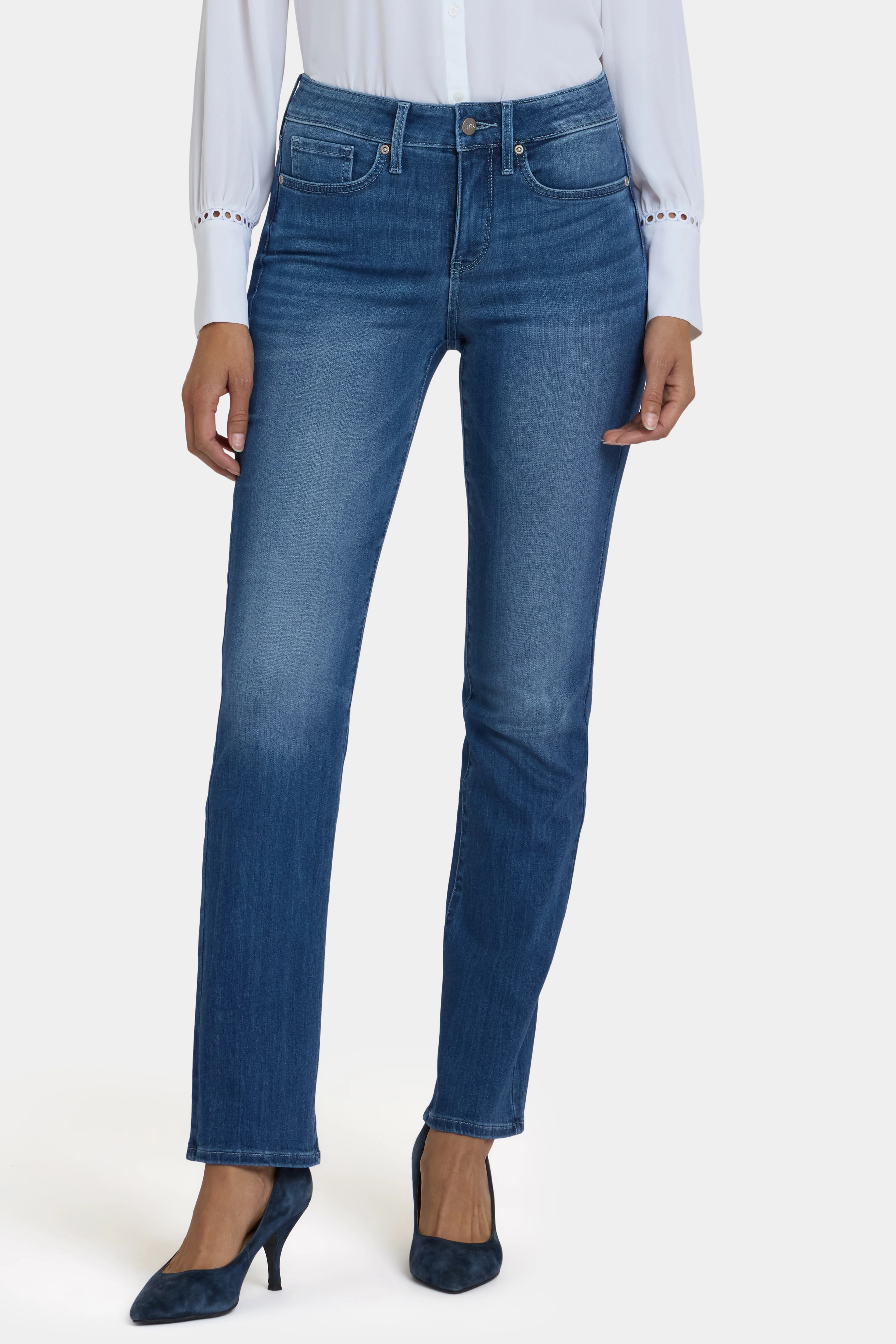 Marilyn Straight Jeans - Cool Marine - Image 4