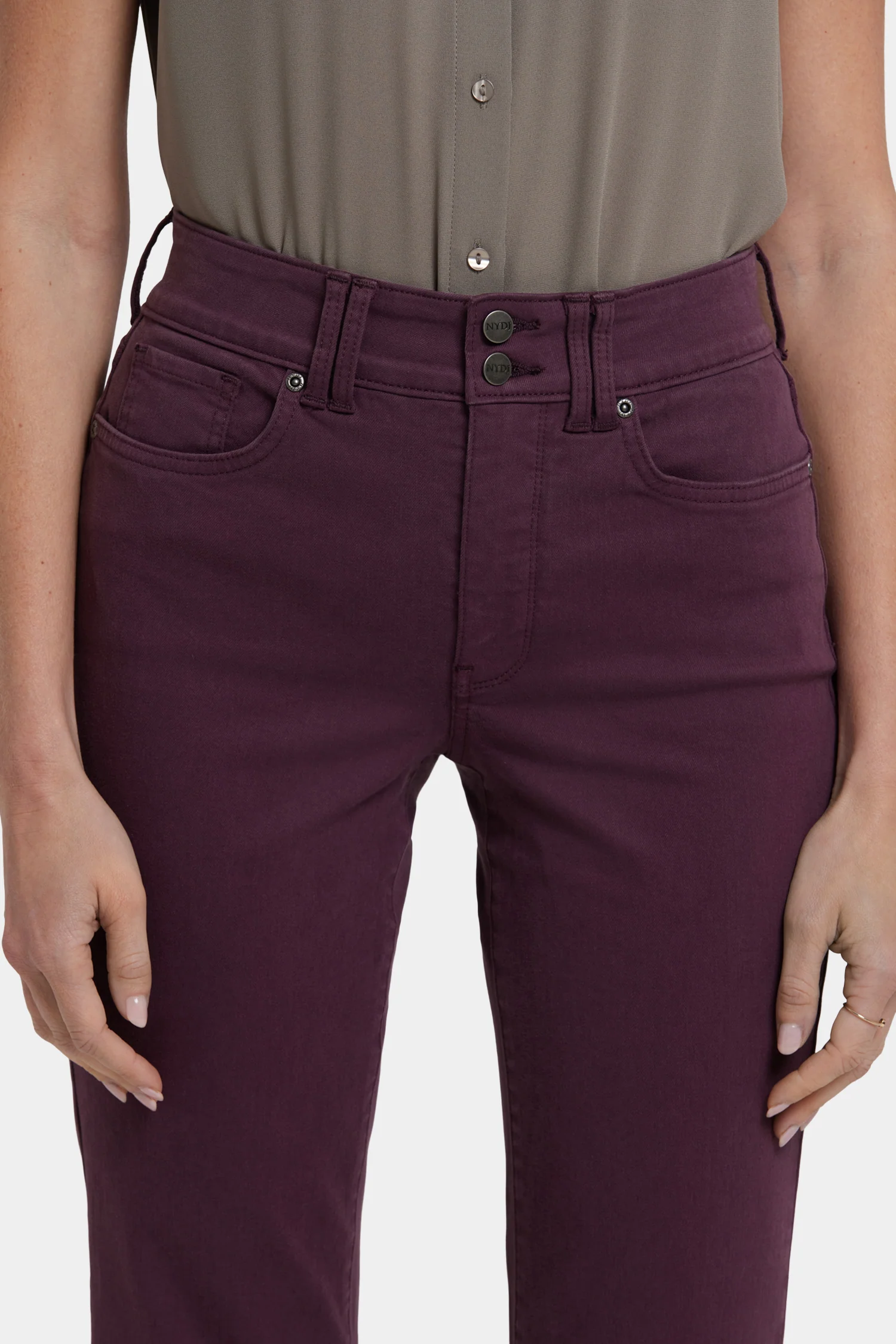Marilyn Straight Jeans - Fig - Image 5