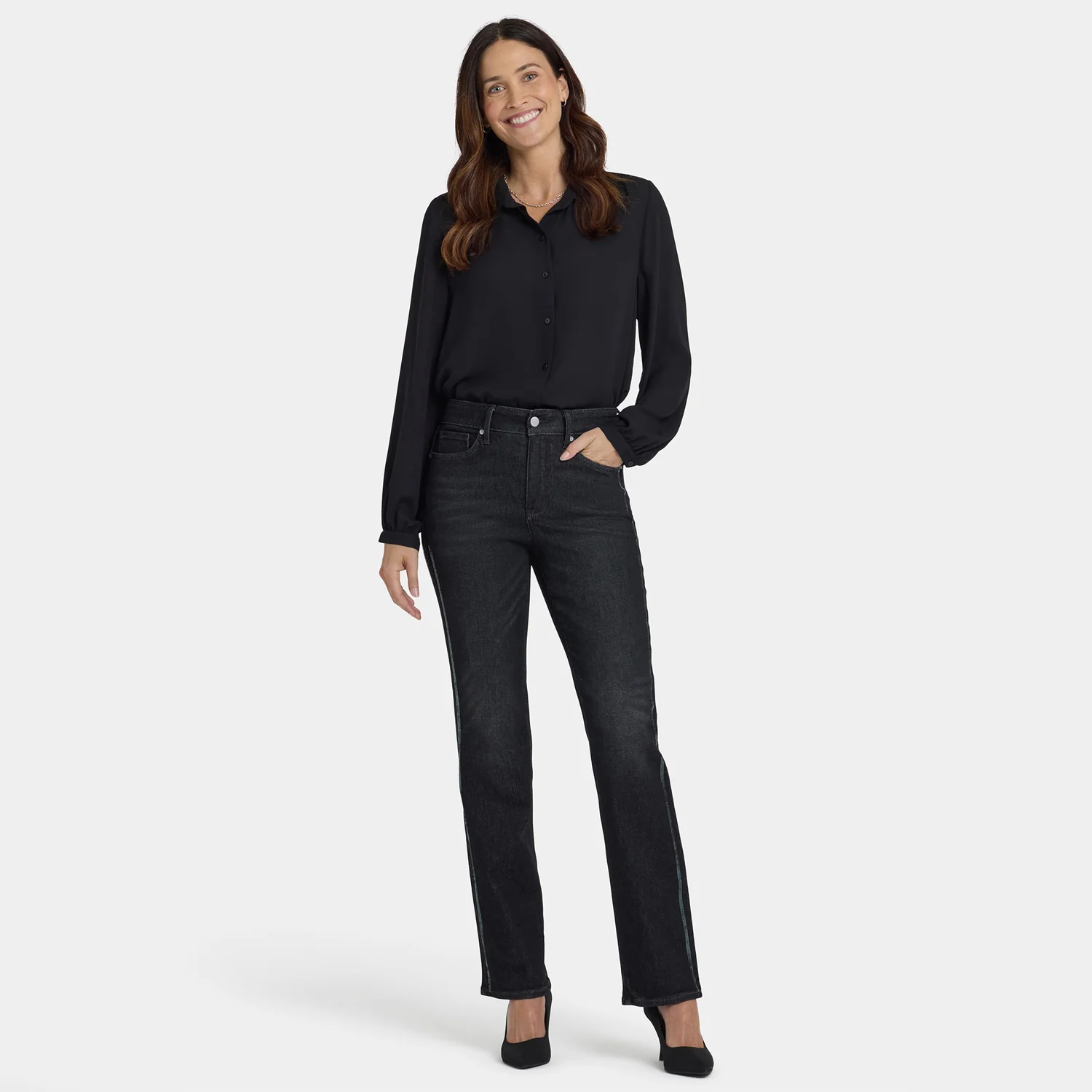 Marilyn Straight Jeans - French Nightfall - Image 6