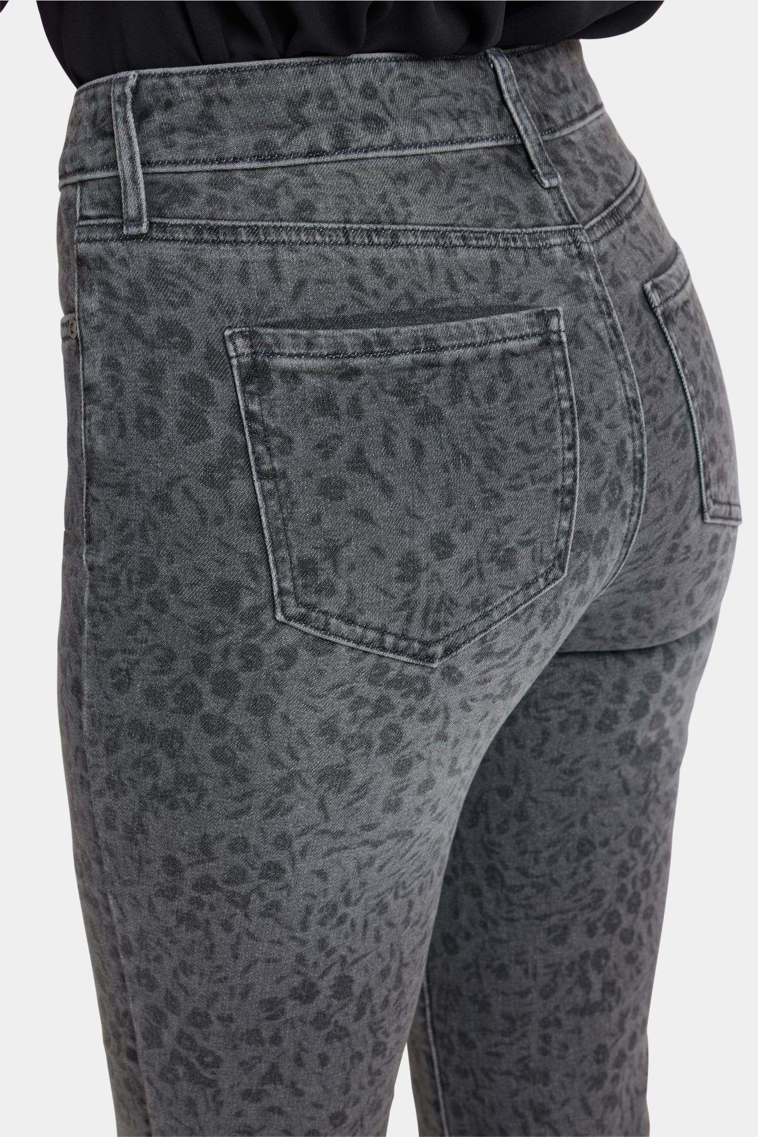 Marilyn Straight Jeans - Grey Daniela Ditsy - Image 2
