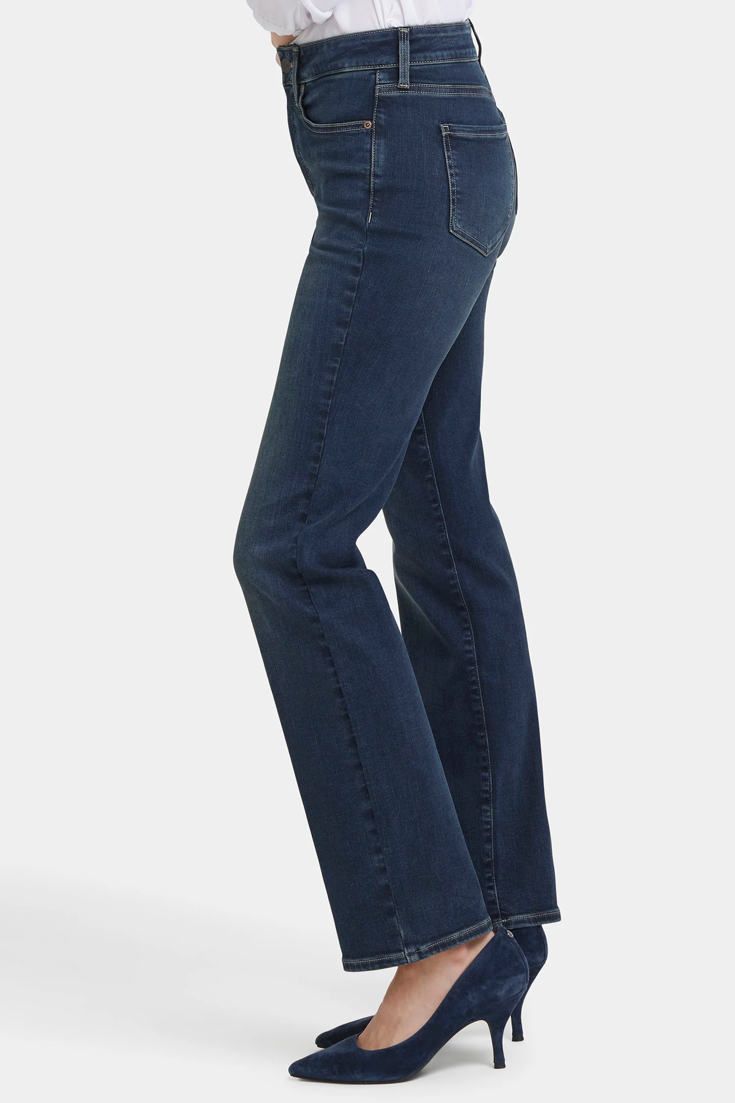 Marilyn Straight Jeans In Long Inseam - Presley - Image 3