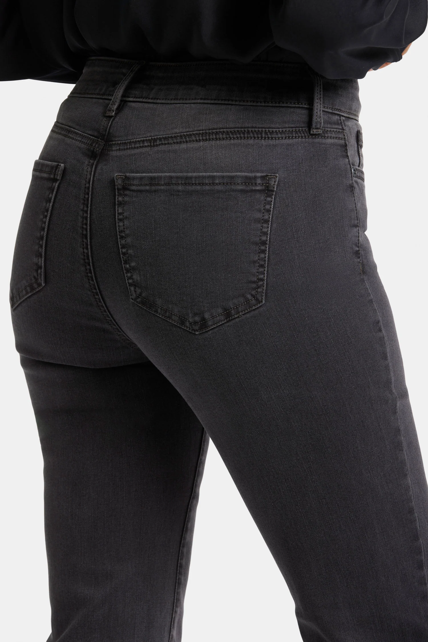 Marilyn Straight Jeans In Petite - Cloud Stone - Image 6
