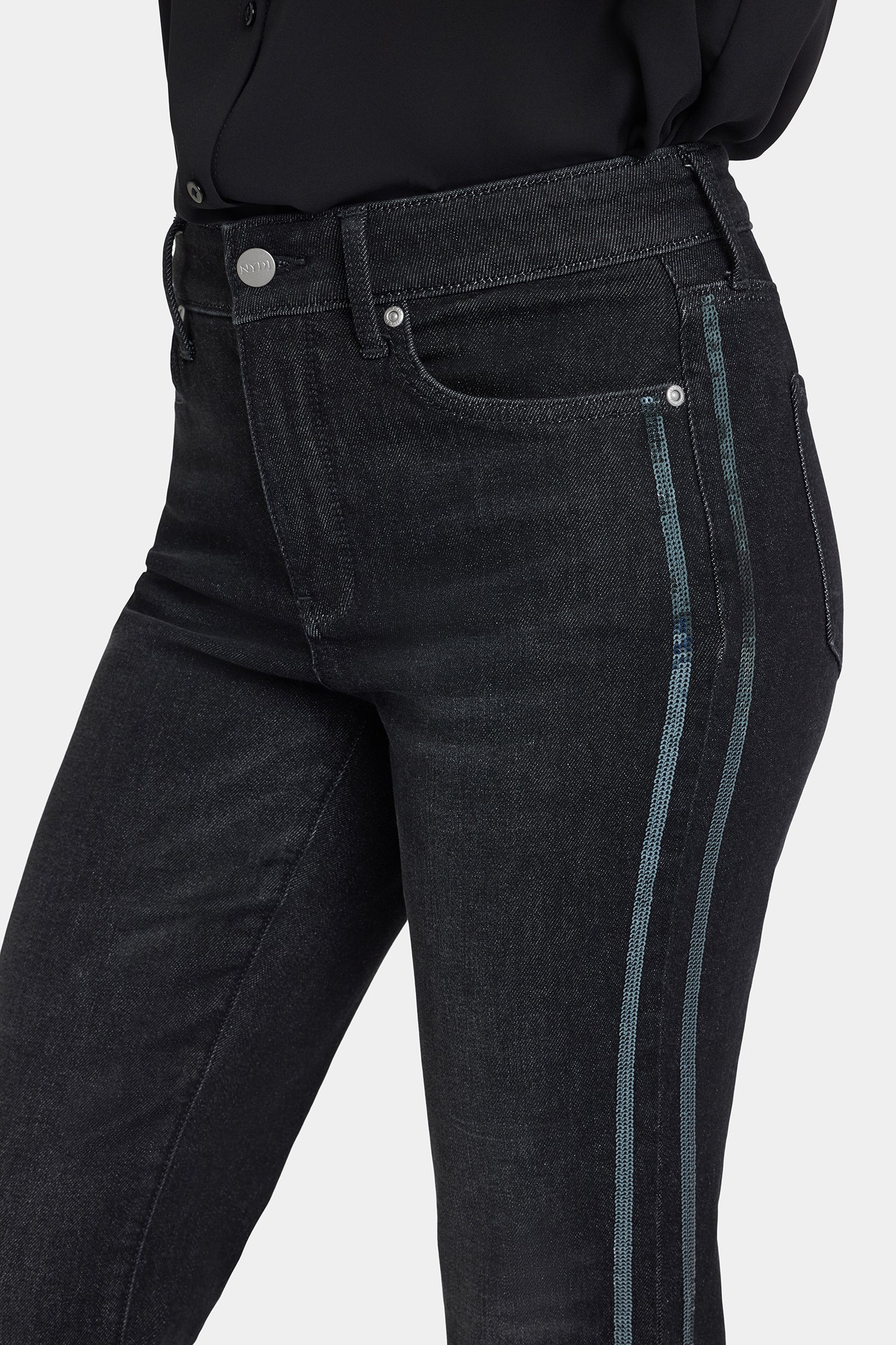 Marilyn Straight Jeans In Petite - French Nightfall - Image 2