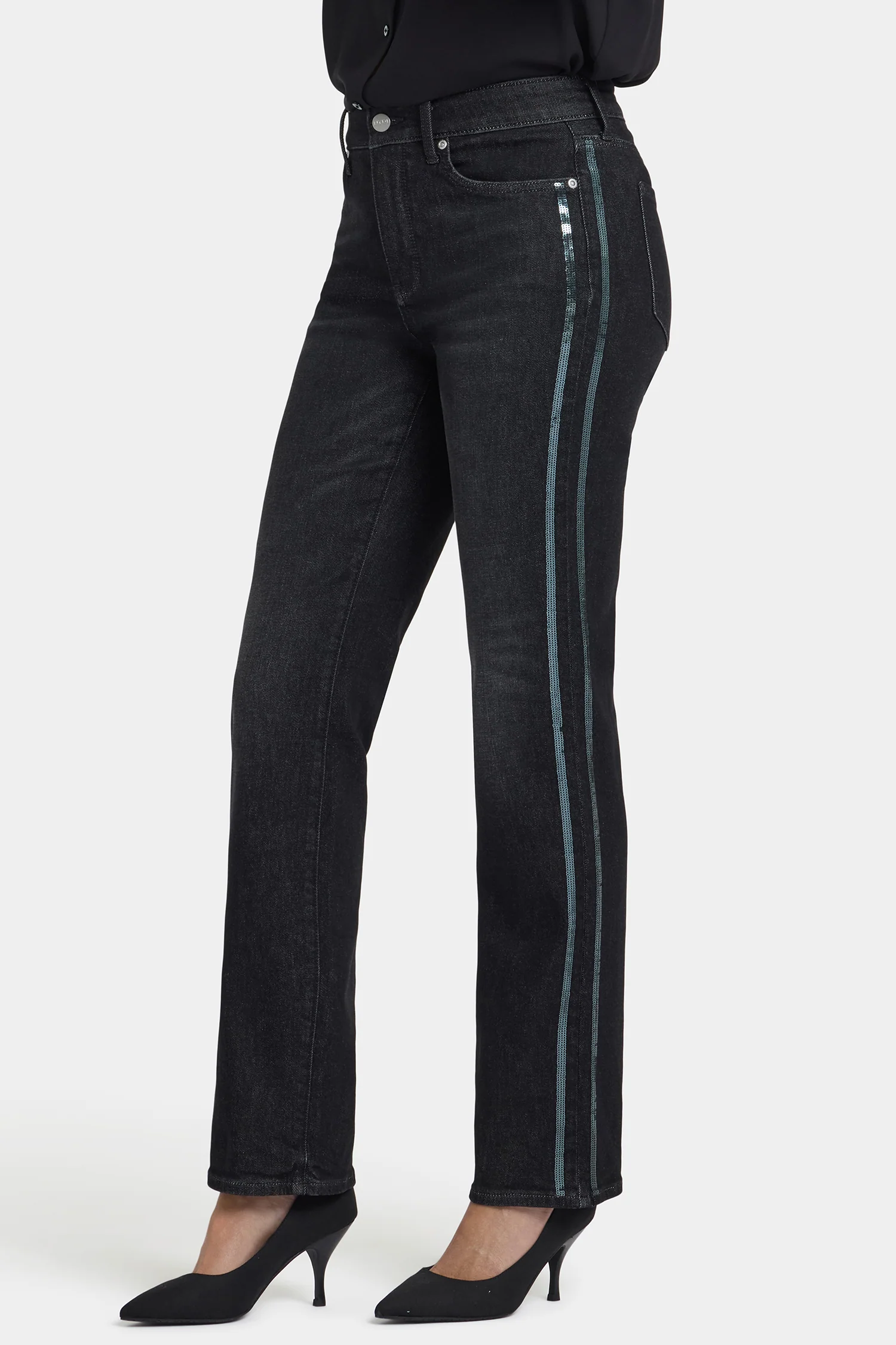 Marilyn Straight Jeans In Petite - French Nightfall - Image 3