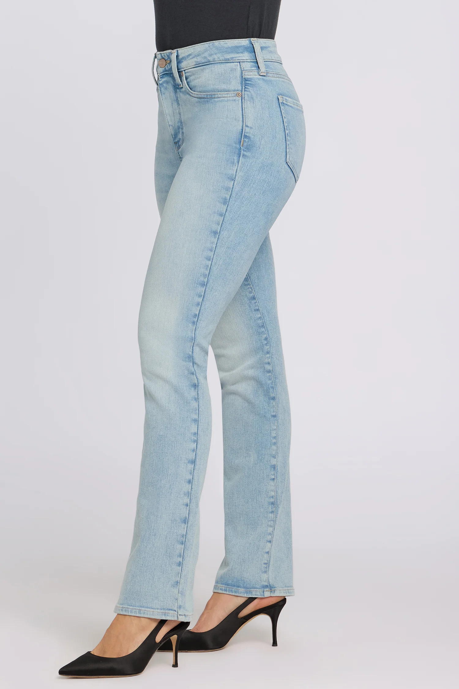 Marilyn Straight Jeans In Petite - Keys View - Image 4