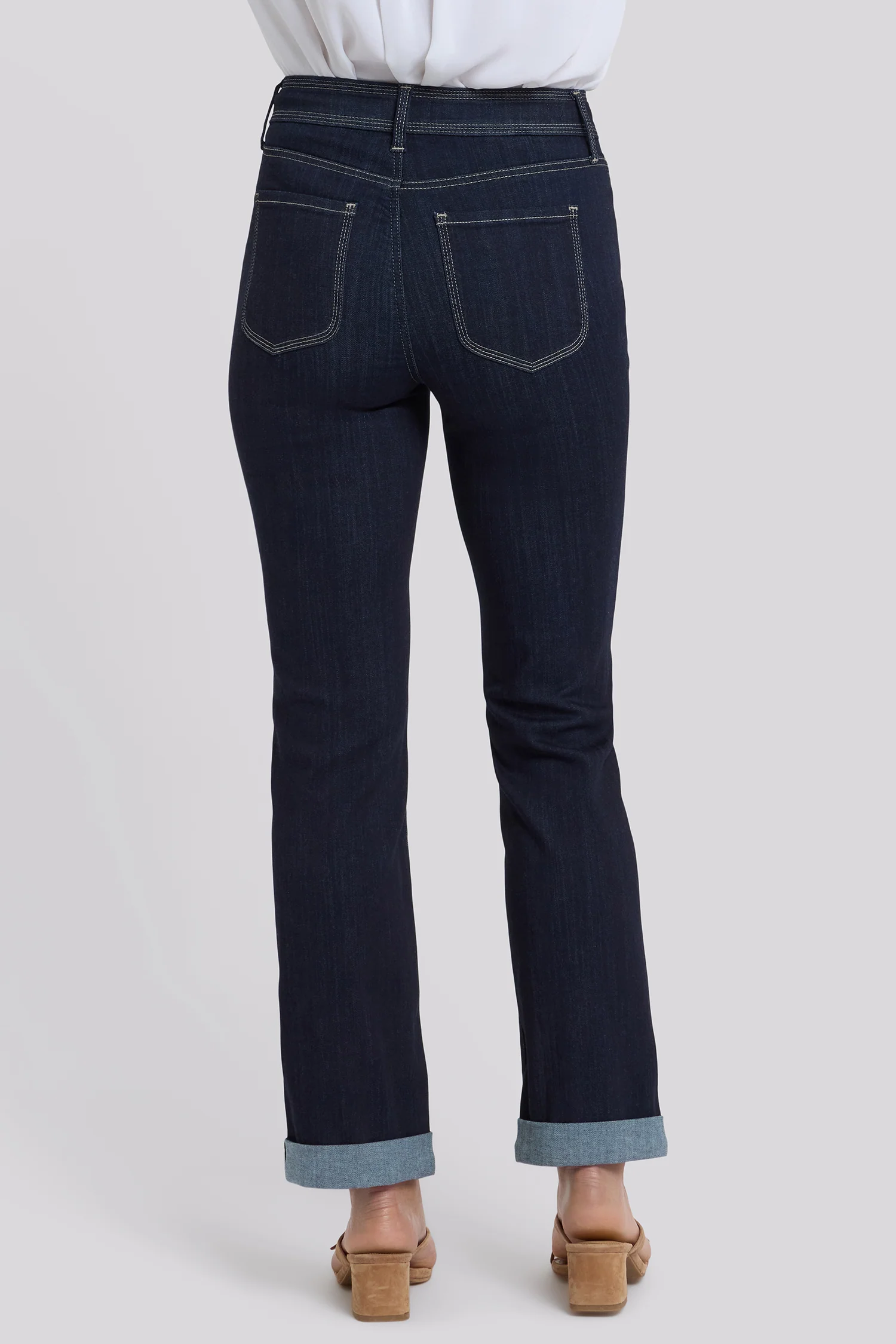 Marilyn Straight Jeans In Petite - Morning Tides - Image 5