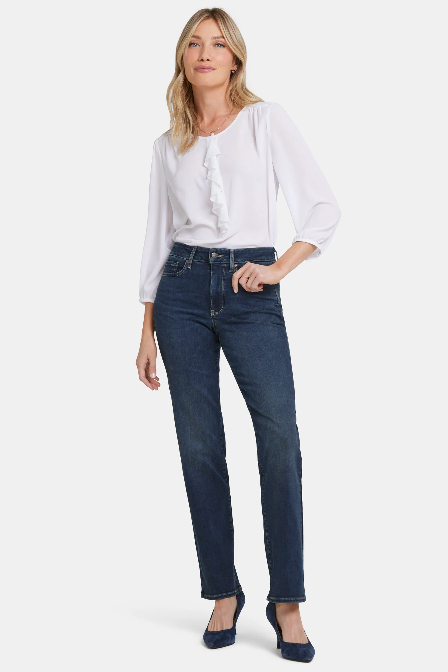 Marilyn Straight Jeans In Petite - Presley - Image 4