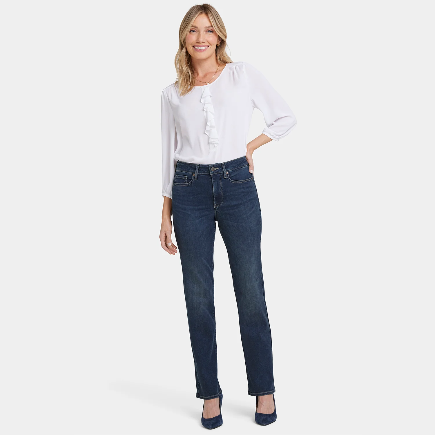 Marilyn Straight Jeans In Petite - Presley - Image 7