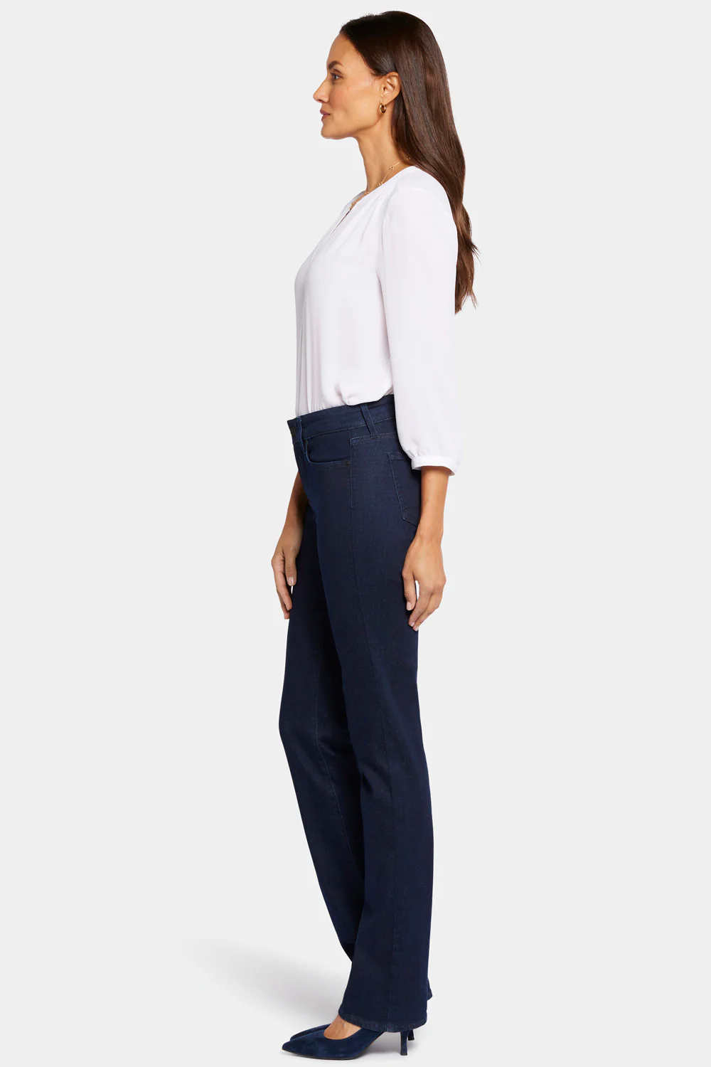 Marilyn Straight Jeans In Petite - Rinse - Image 5