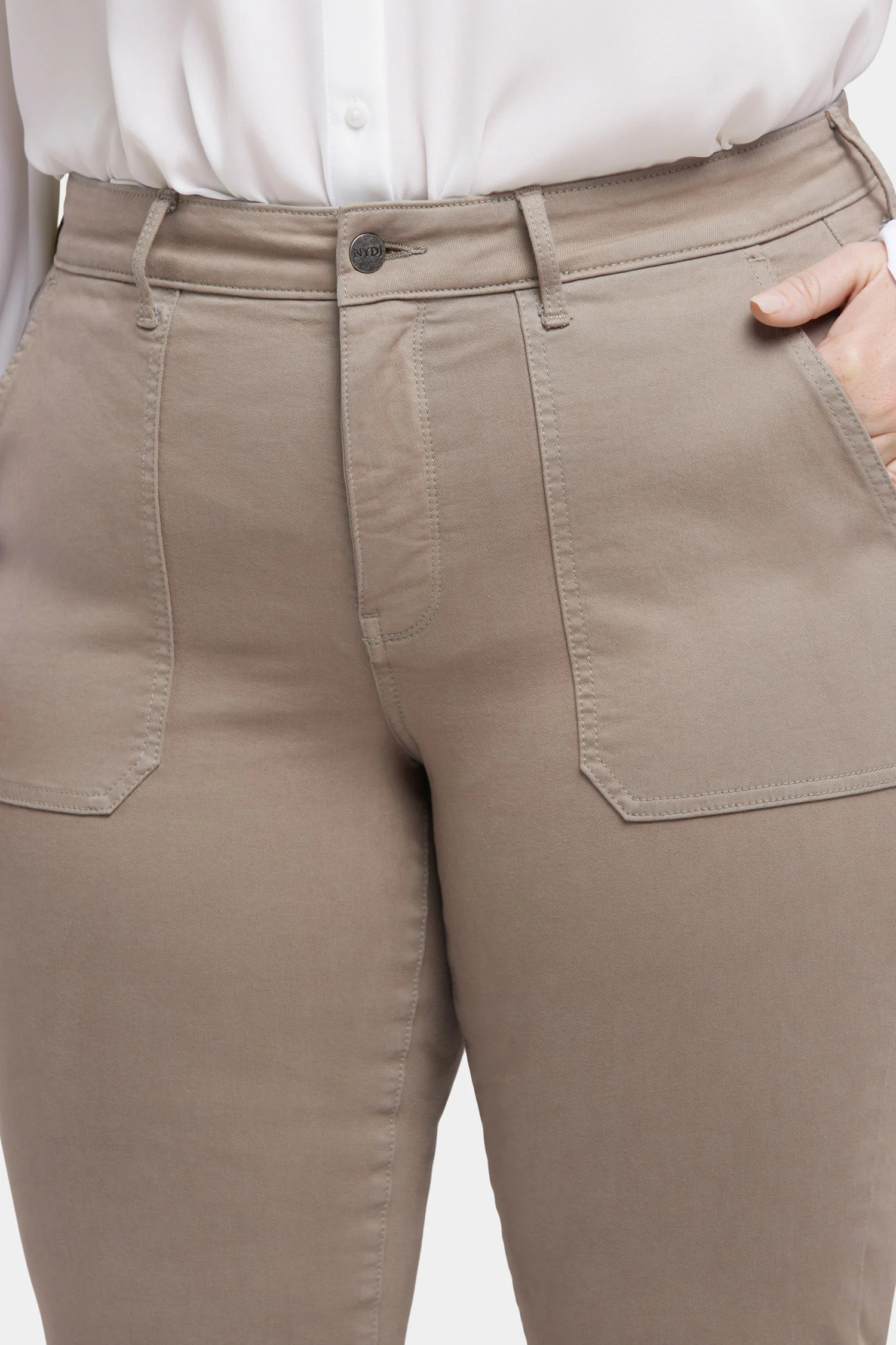 Marilyn Straight Jeans In Plus Size - Country Oak - Image 6