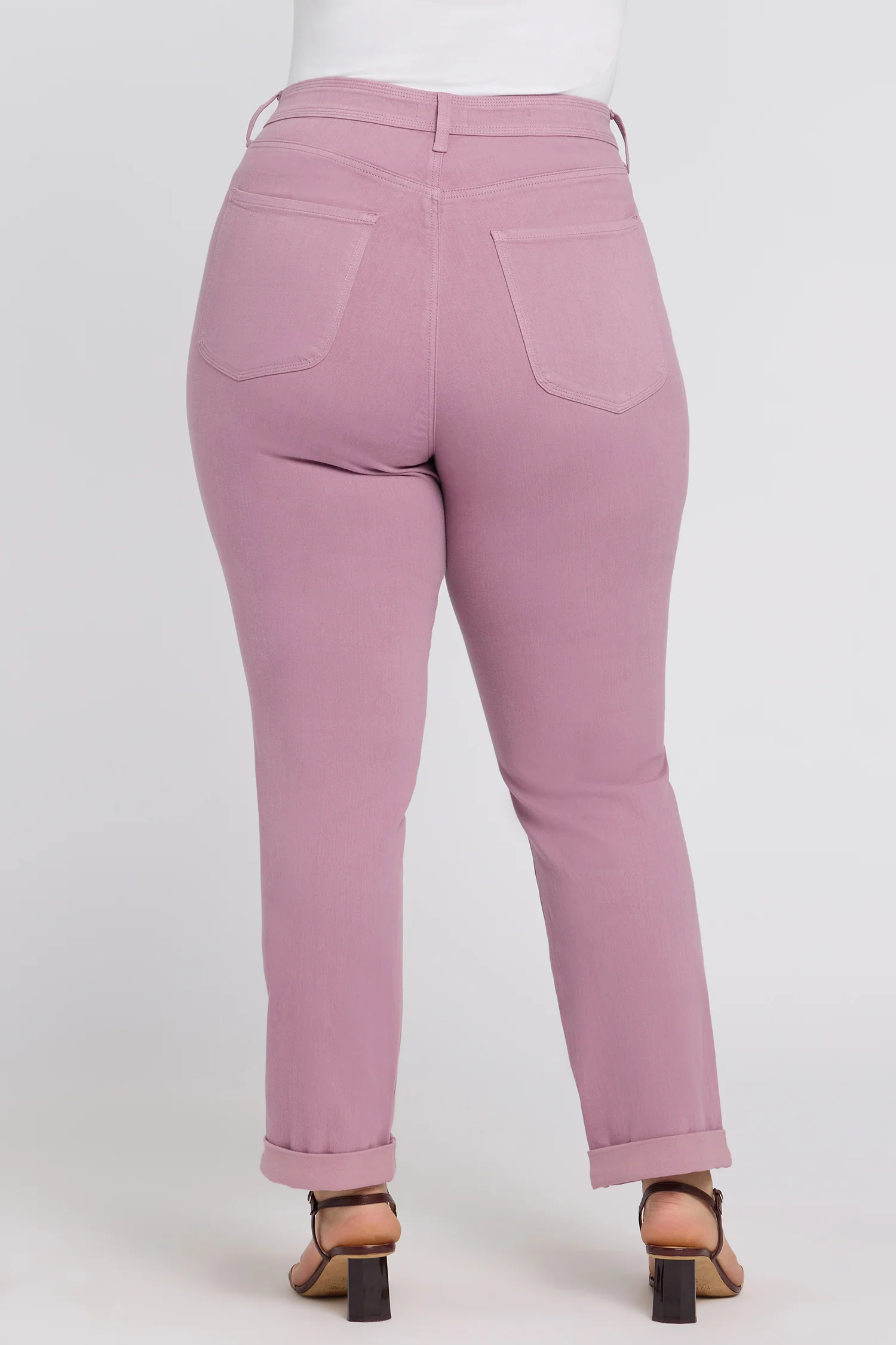 Marilyn Straight Jeans In Plus Size - Dusky Daisy - Image 2