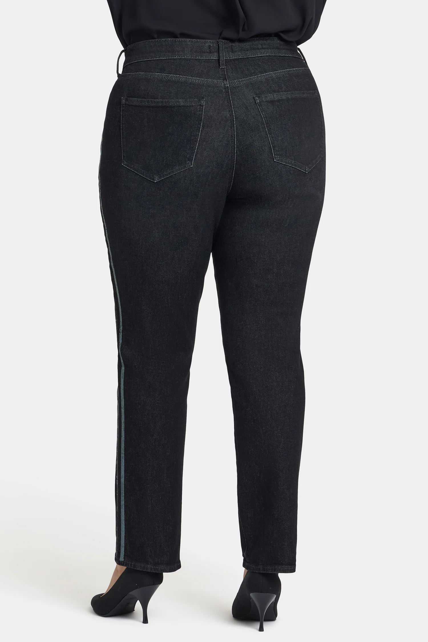 Marilyn Straight Jeans In Plus Size - French Nightfall - Image 5