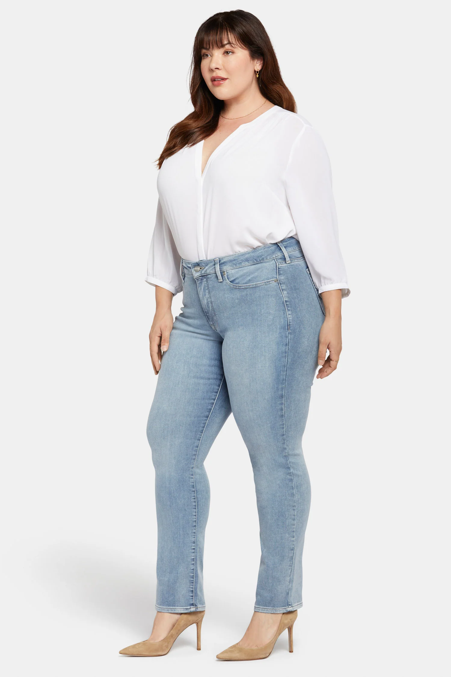 Marilyn Straight Jeans In Plus Size - Haley - Image 5