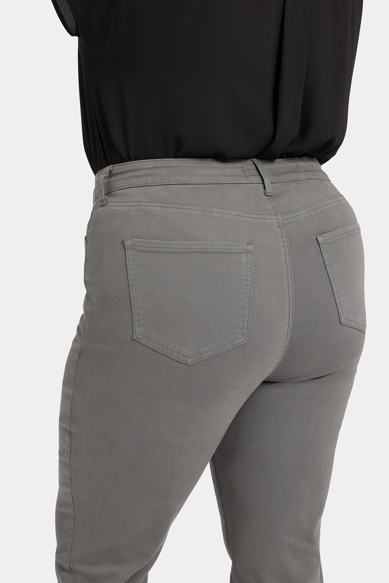 Marilyn Straight Jeans In Plus Size - Lunar Stone - Image 5