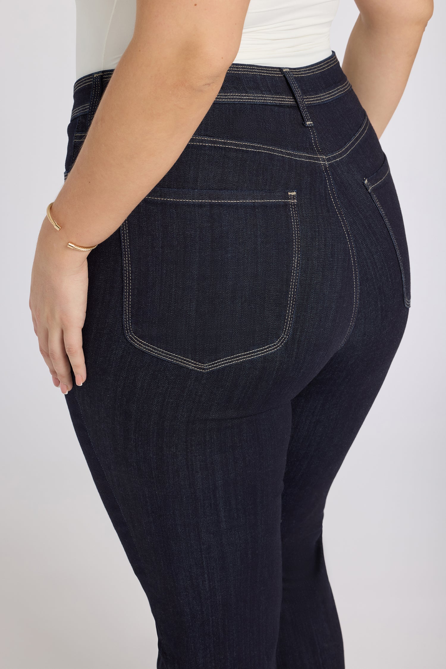 Marilyn Straight Jeans In Plus Size - Morning Tides - Image 5