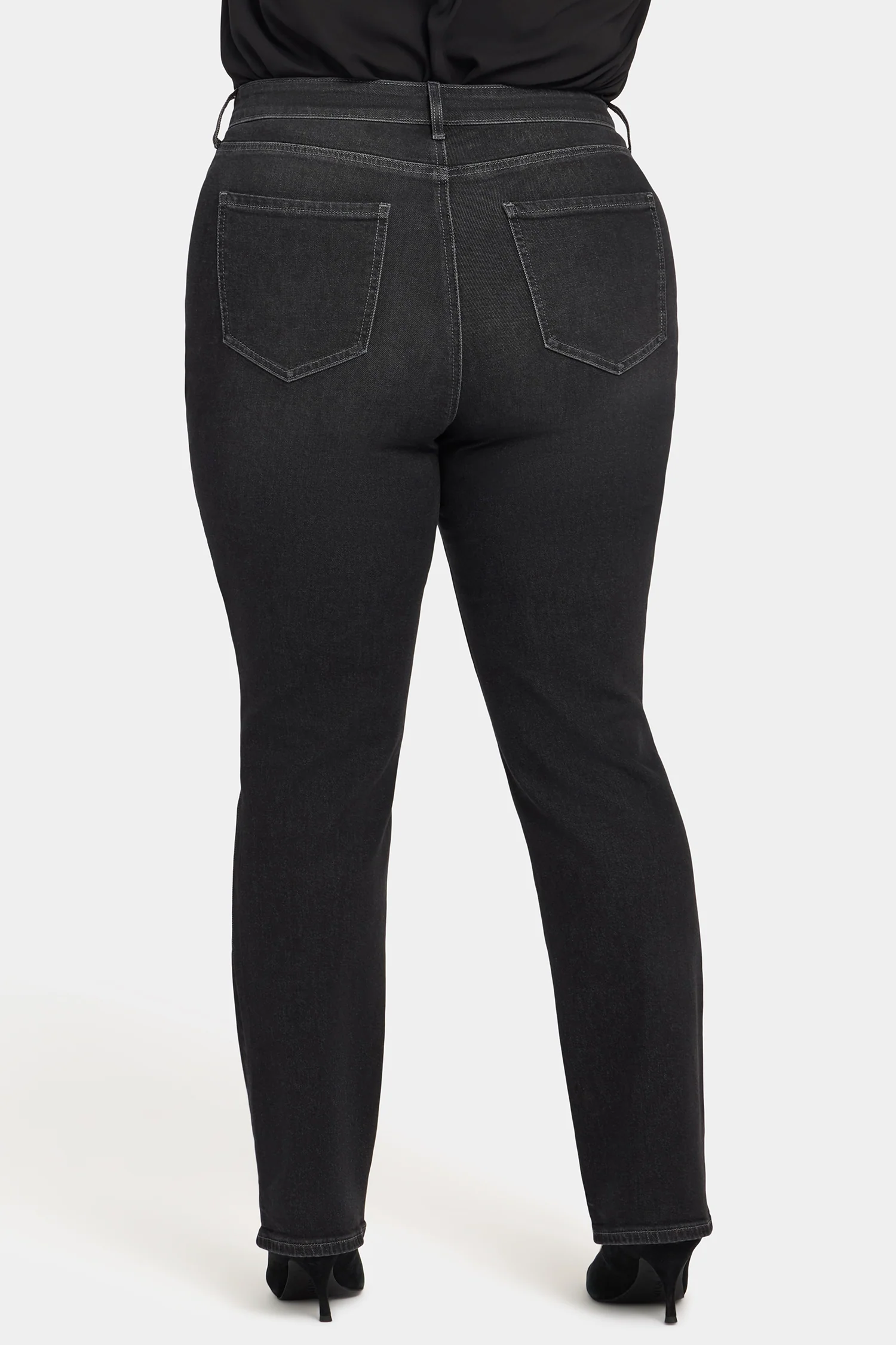 Marilyn Straight Jeans In Plus Size - Paris Lights - Image 3