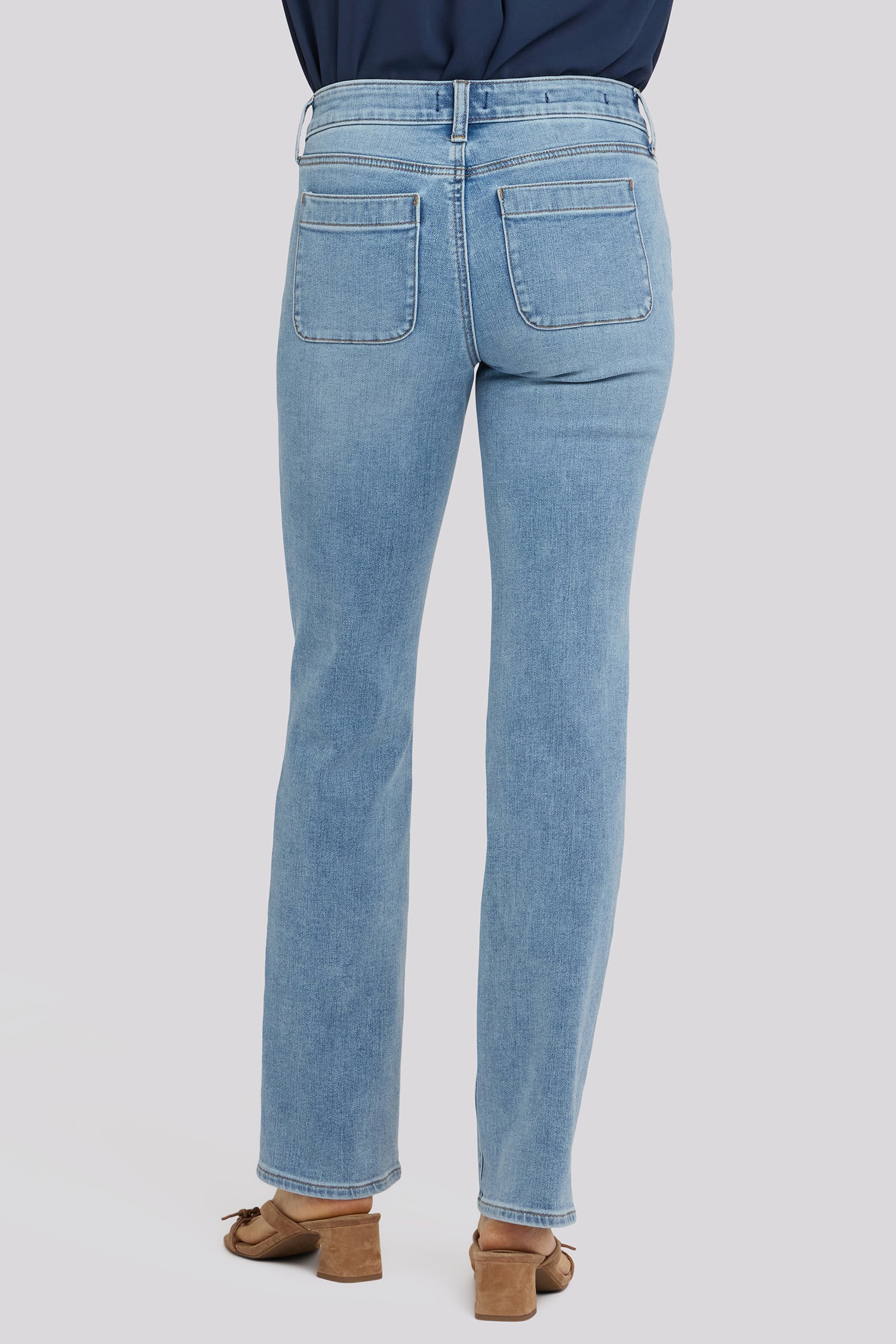 Marilyn Straight Jeans In Tall - Mist Springs - Image 3