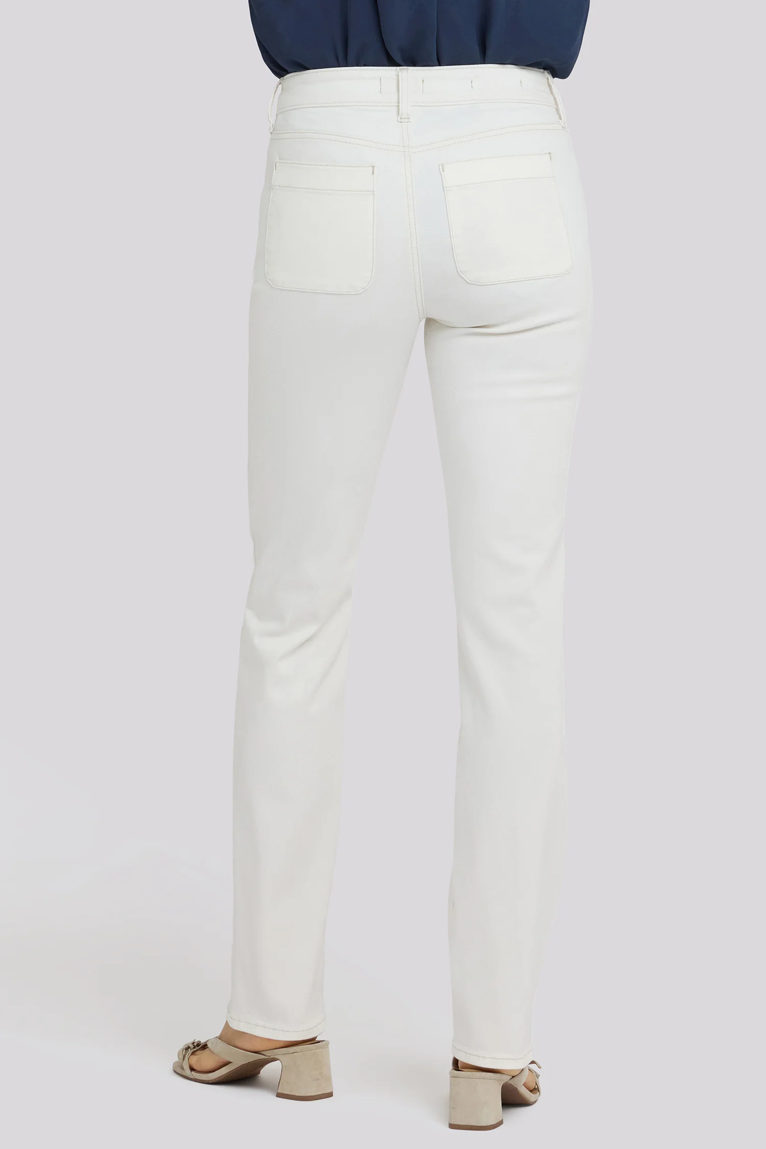 Marilyn Straight Jeans In Tall - Vintage White - Image 2
