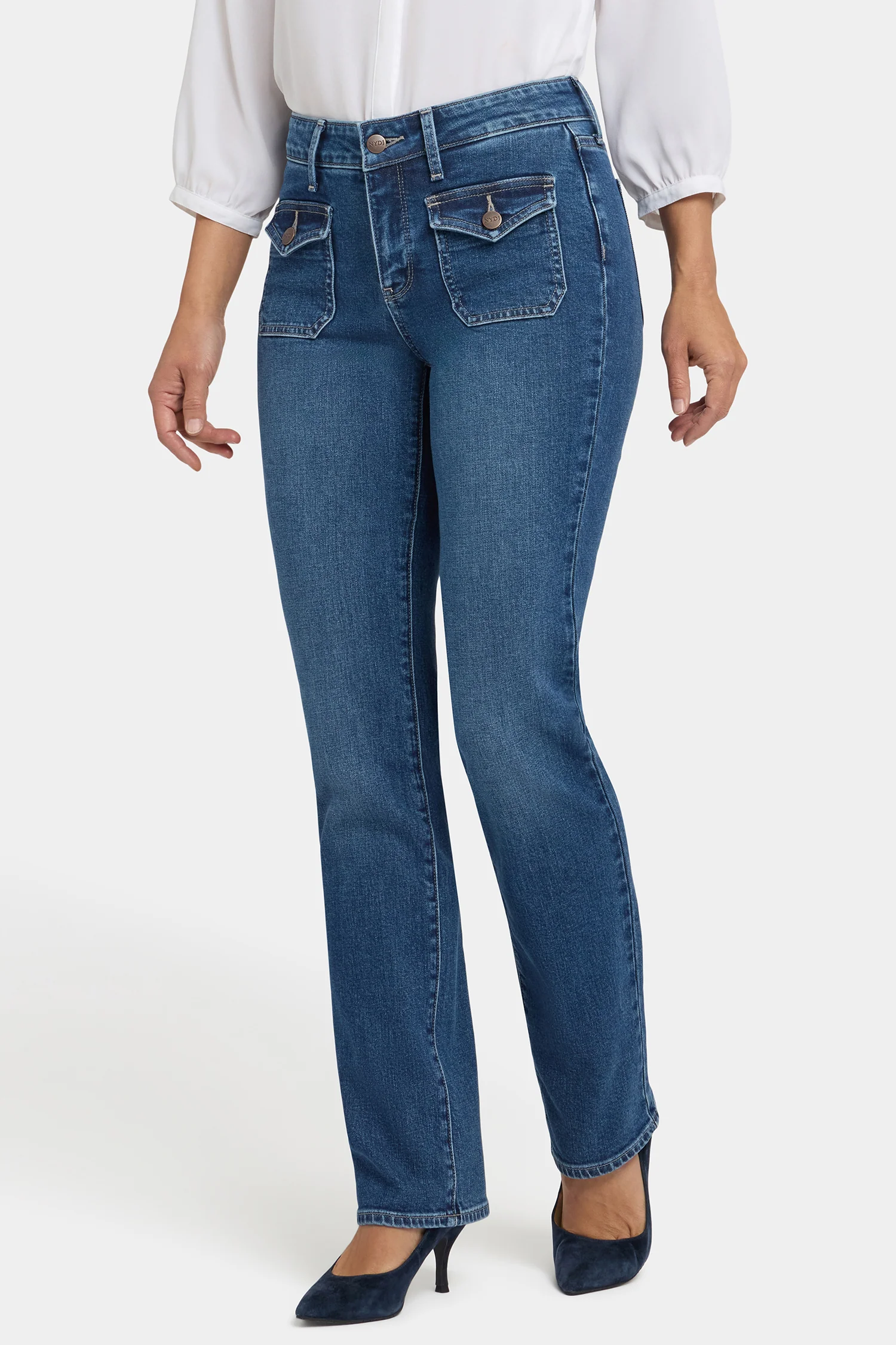 Marilyn Straight Jeans - Lake Notre-Dame - Image 5