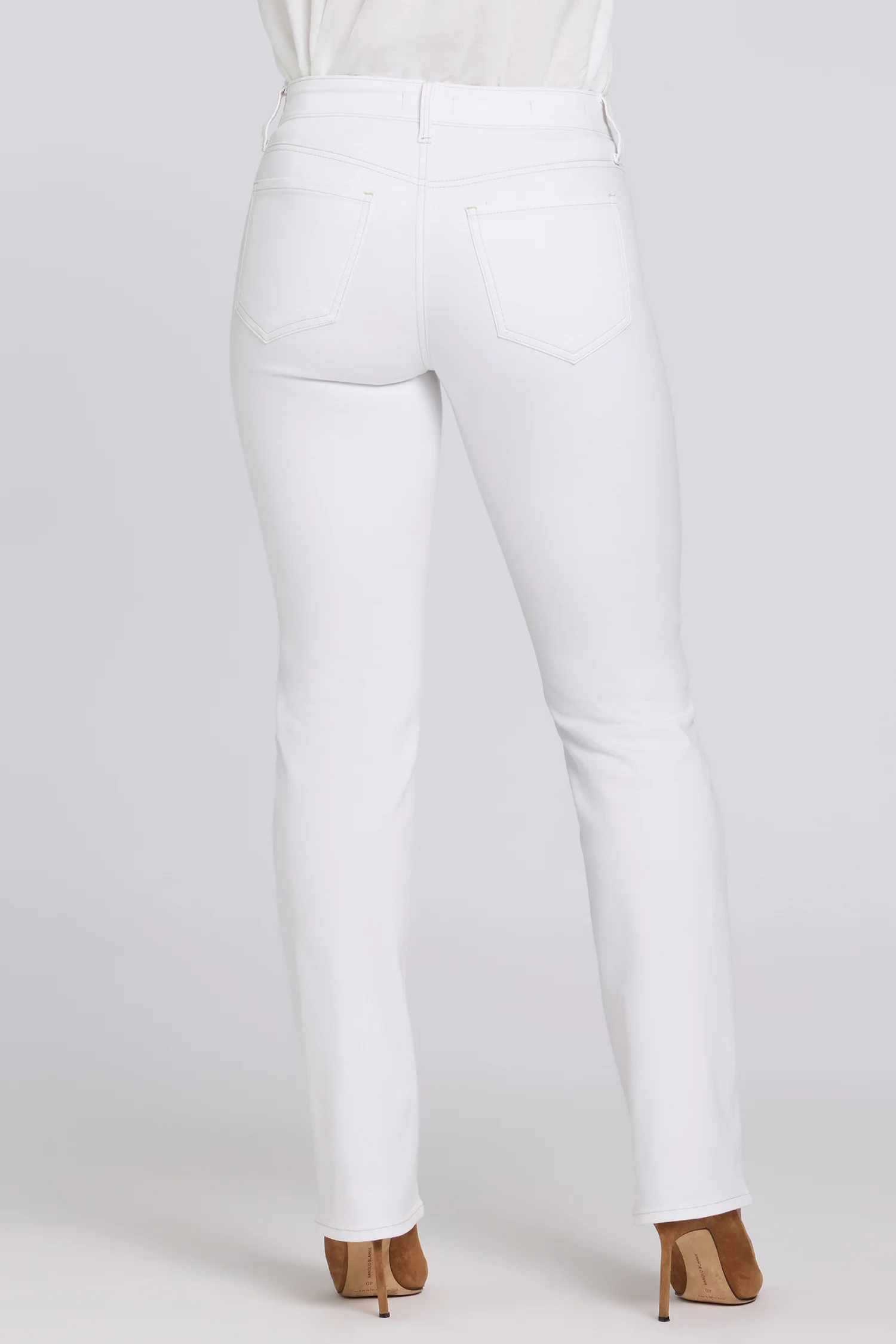 Marilyn Straight Jeans - Optic White - Image 7