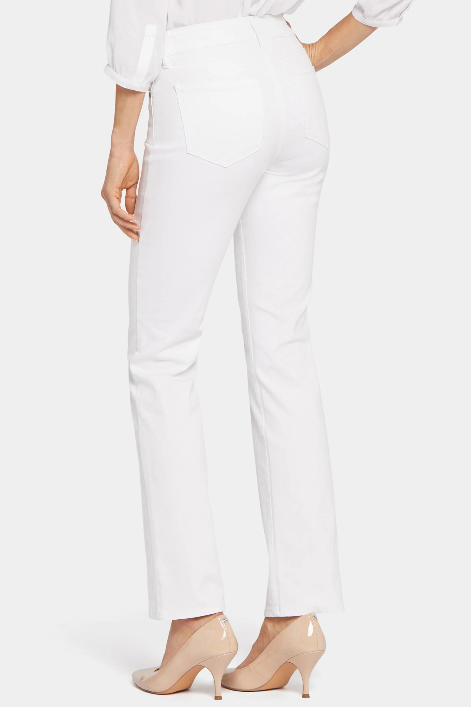 Marilyn Straight Jeans - Optic White - Image 7
