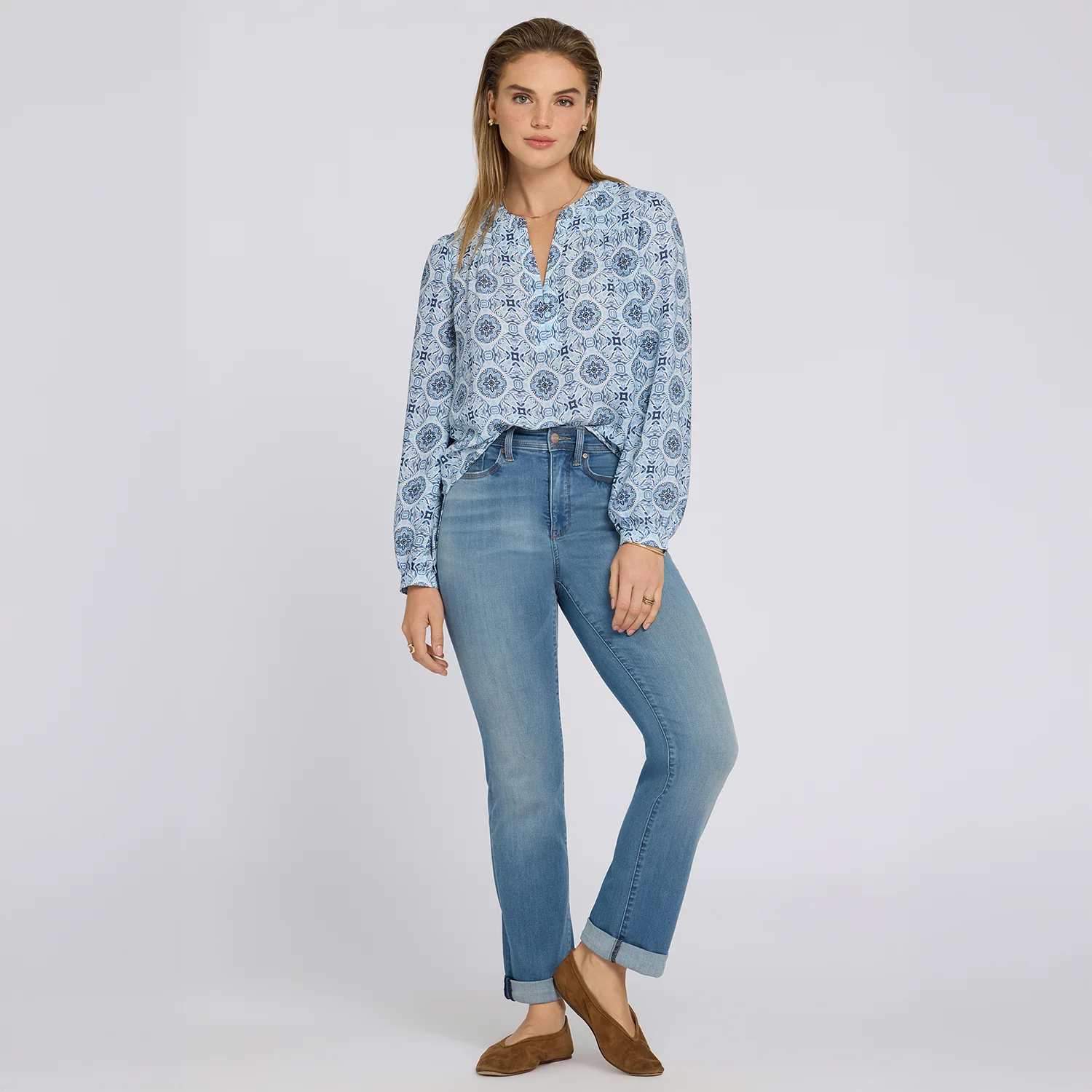 Marilyn Straight Jeans - Port Sea - Image 5