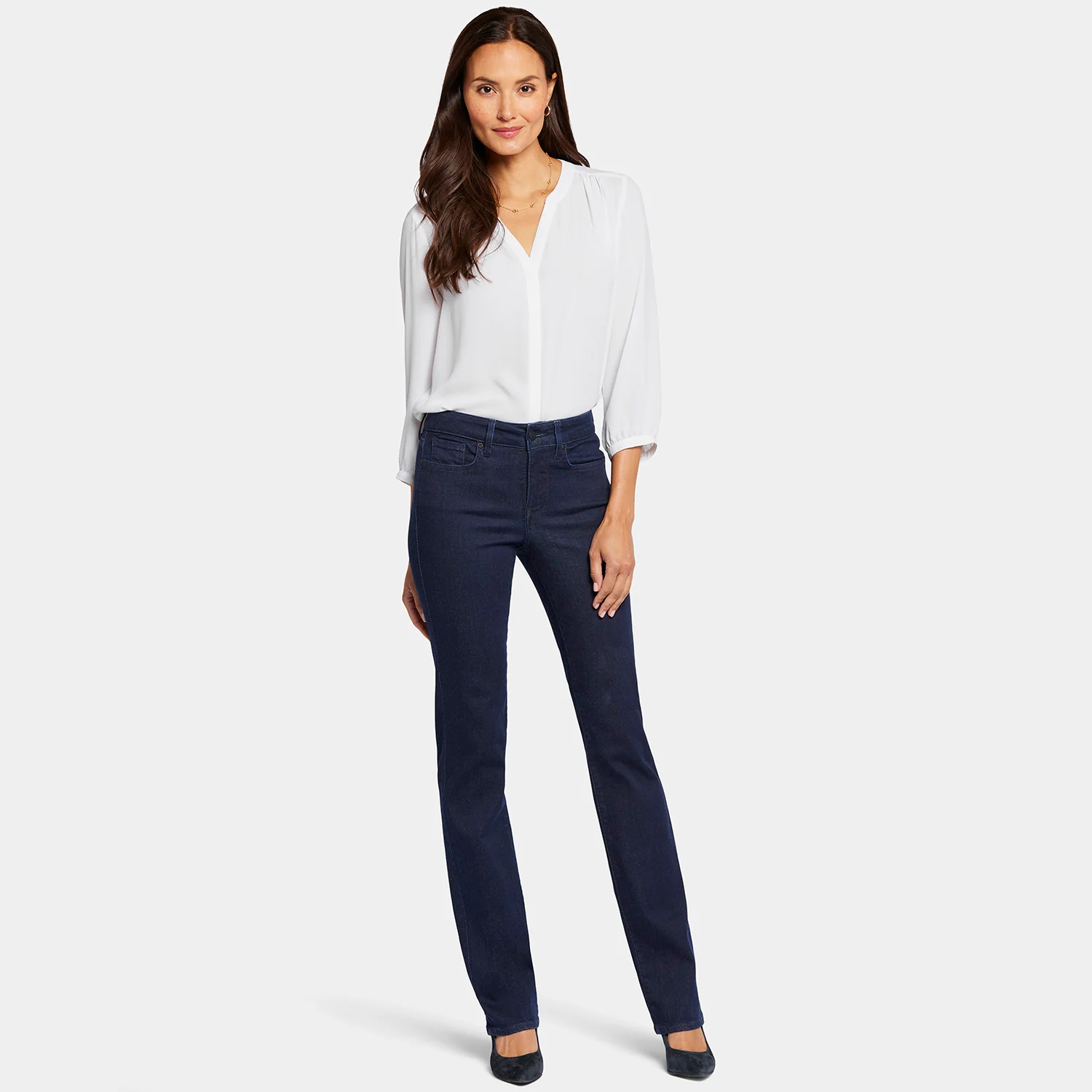 Marilyn Straight Jeans - Rinse - Image 8