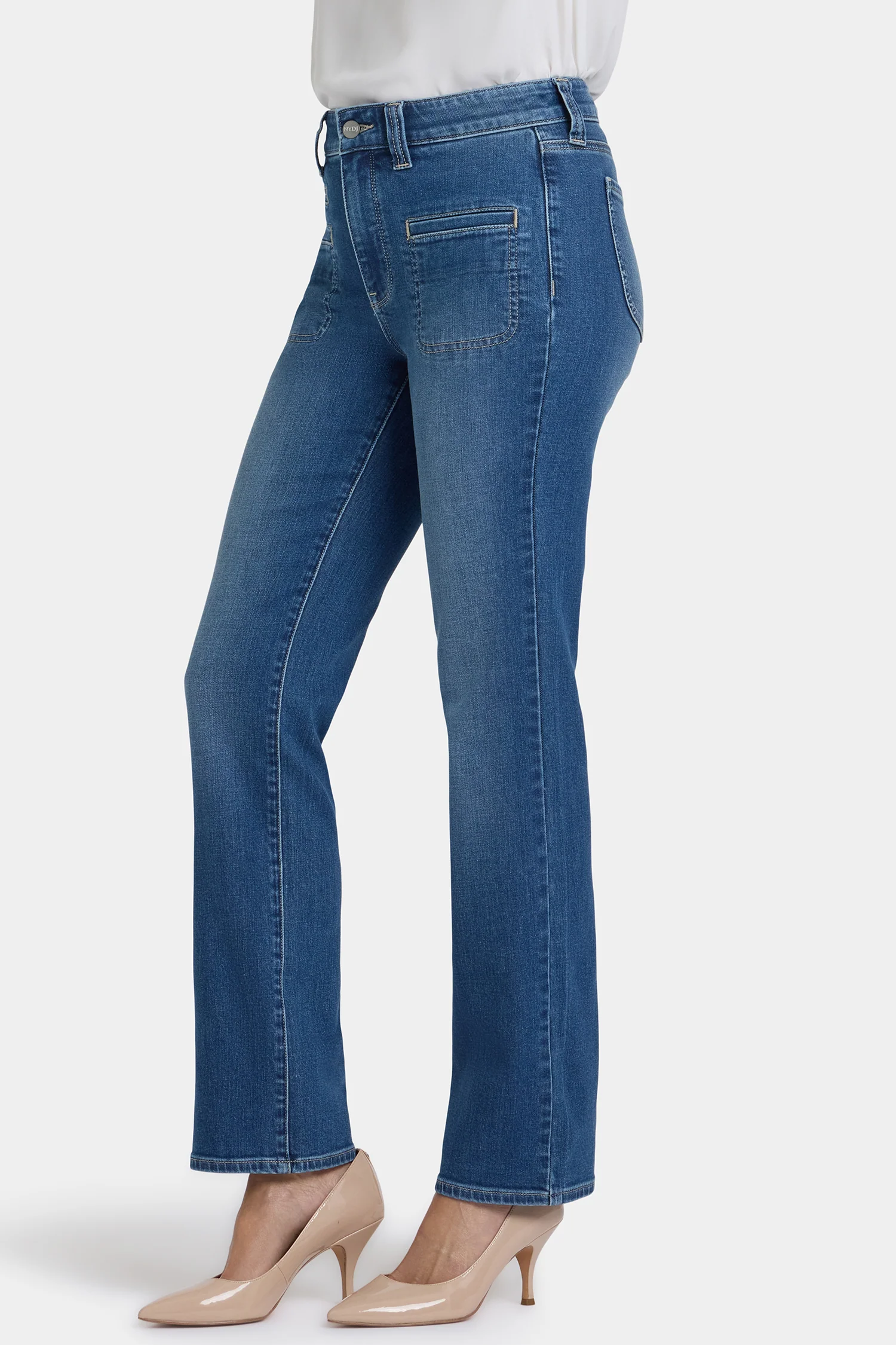 Marilyn Straight Jeans - Romantic Indigo - Image 4