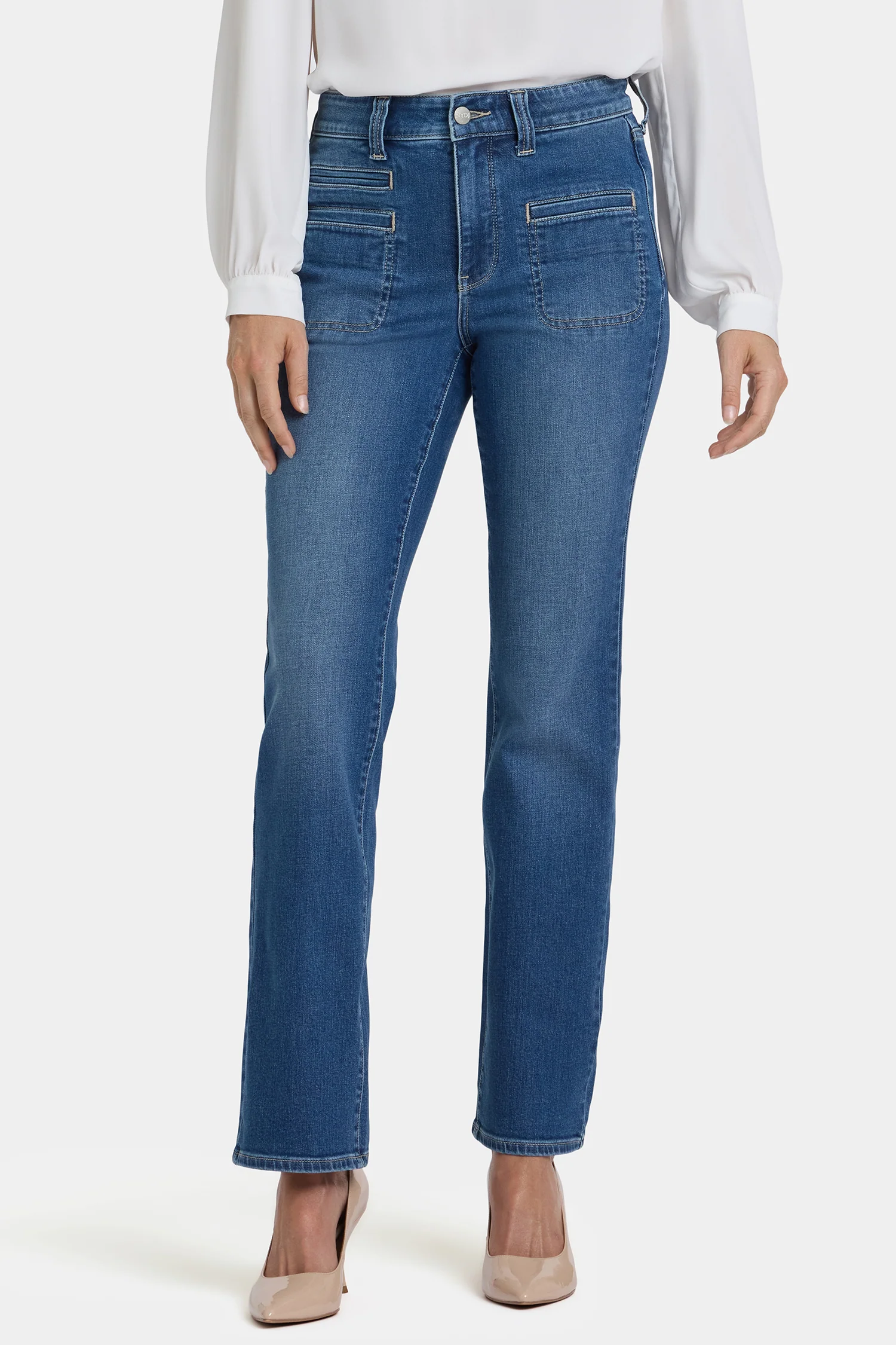 Marilyn Straight Jeans - Romantic Indigo - Image 5