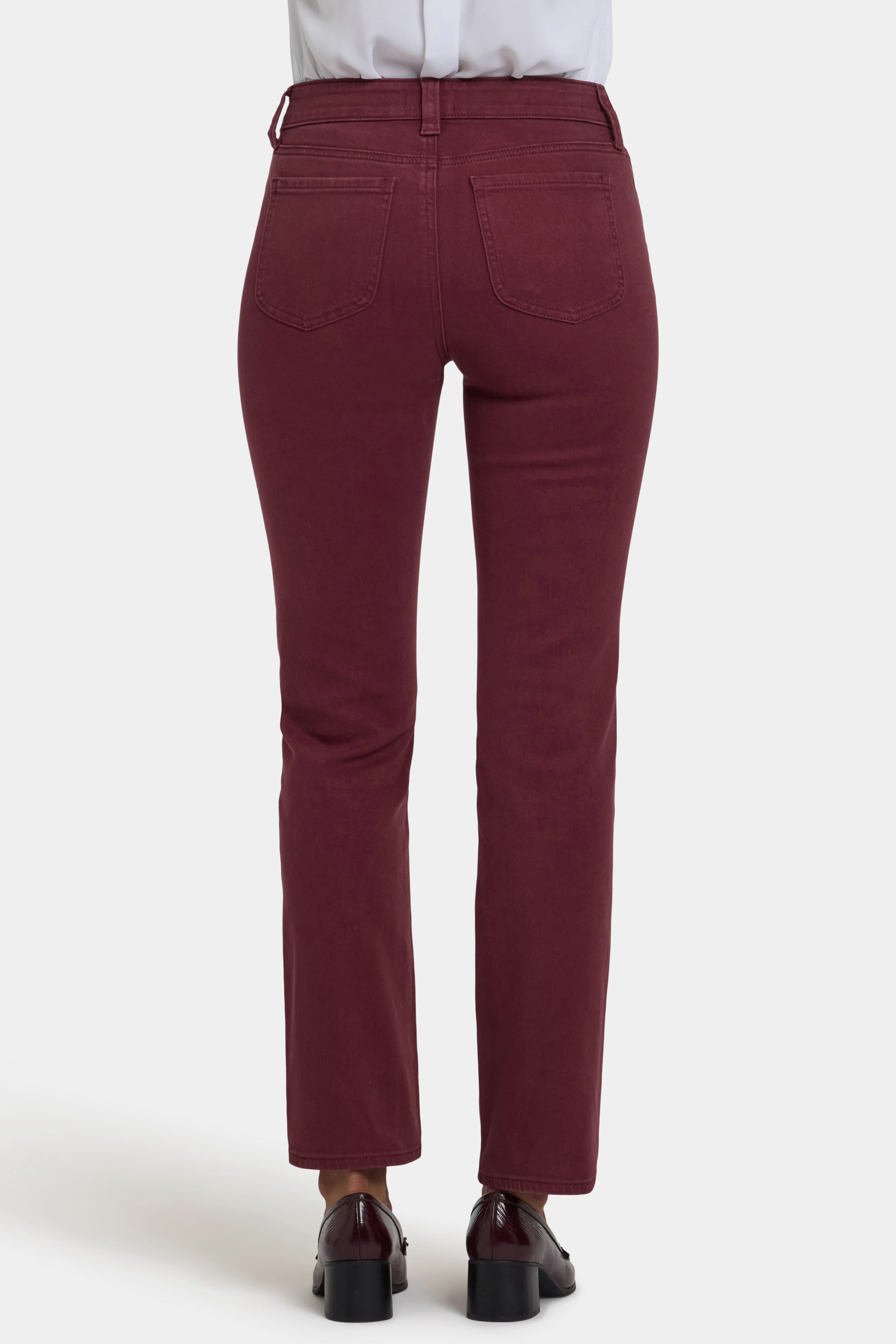 Marilyn Straight Jeans - Sienna Red - Image 3