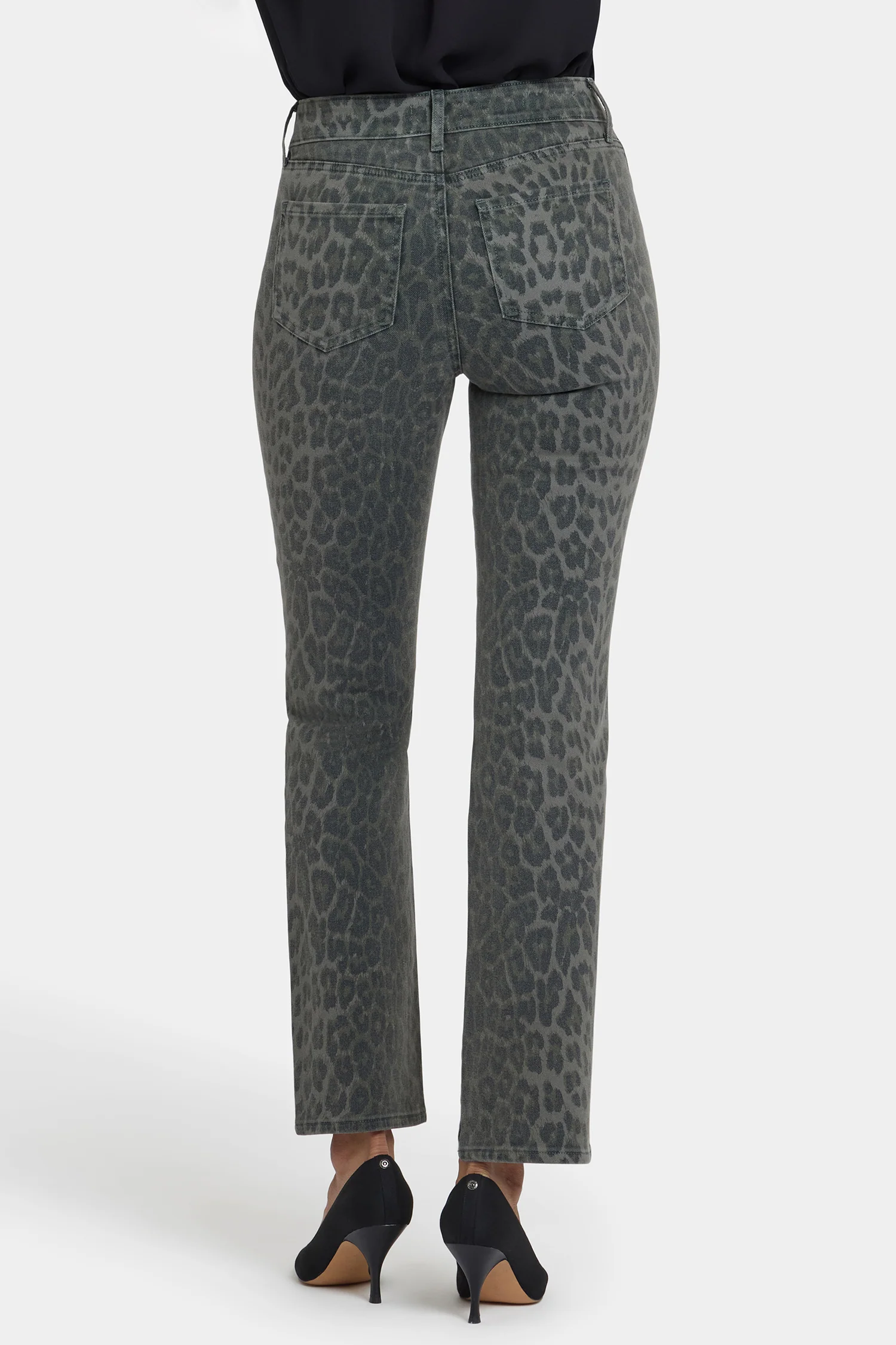 Marilyn Straight Jeans - Vine Leaf Leopard - Image 6