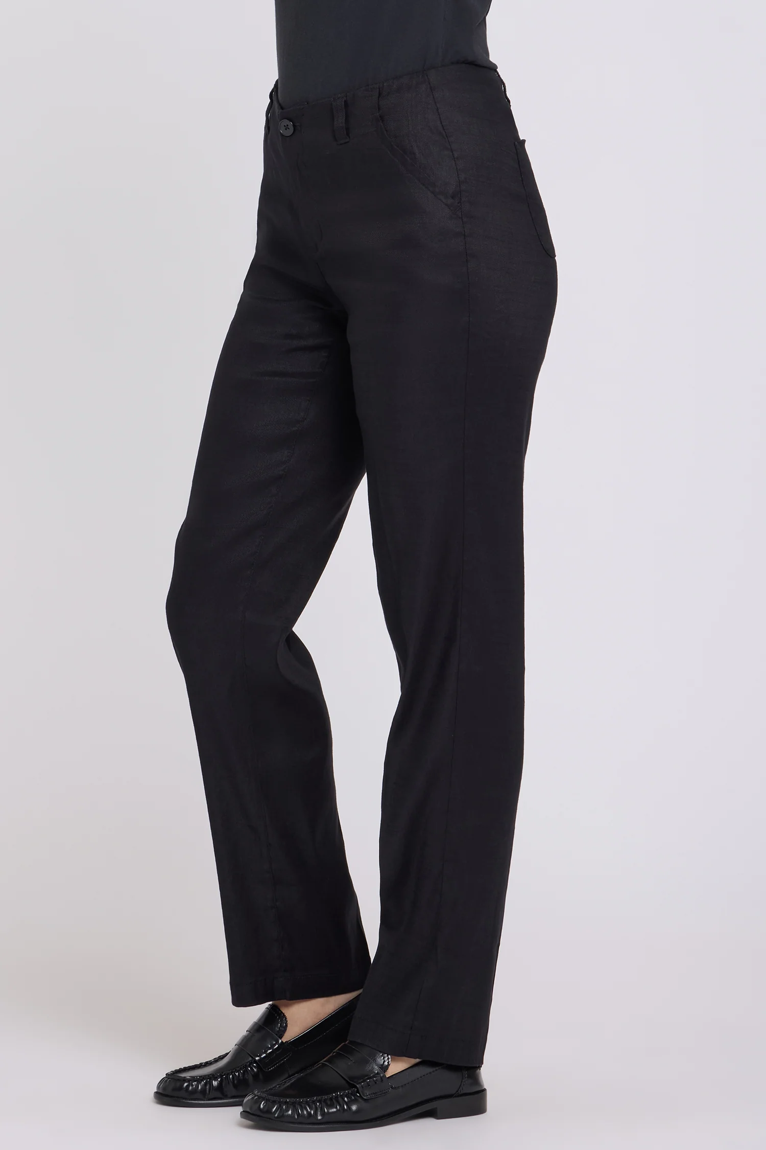 Marilyn Straight Pants - Black - Image 3