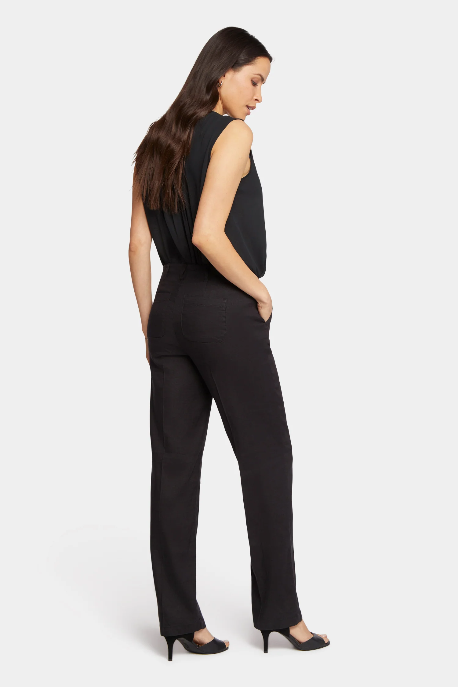 Marilyn Straight Pants - Black - Image 6