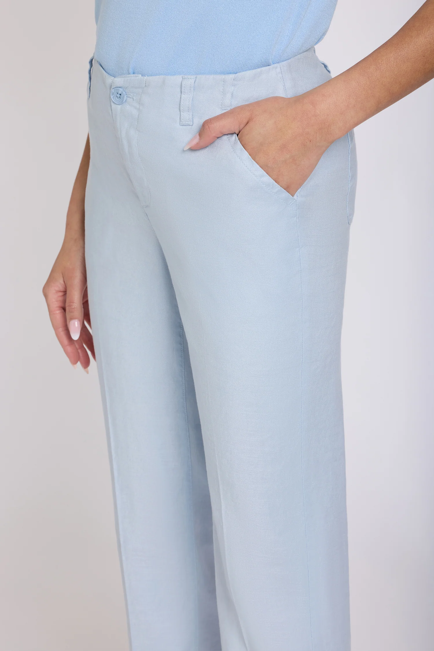 Marilyn Straight Pants - Blue Clover - Image 5