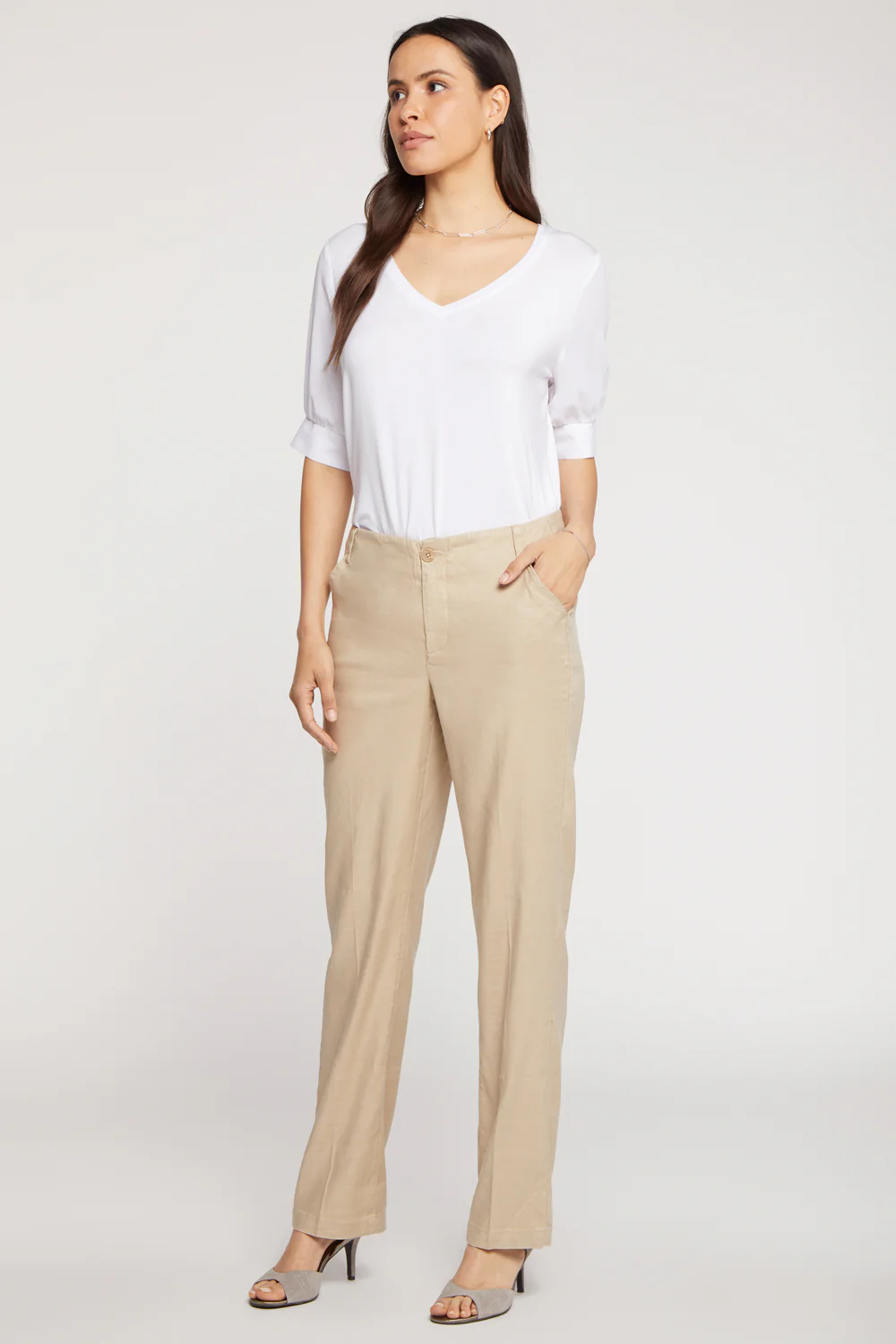 Marilyn Straight Pants - Feather - Image 6