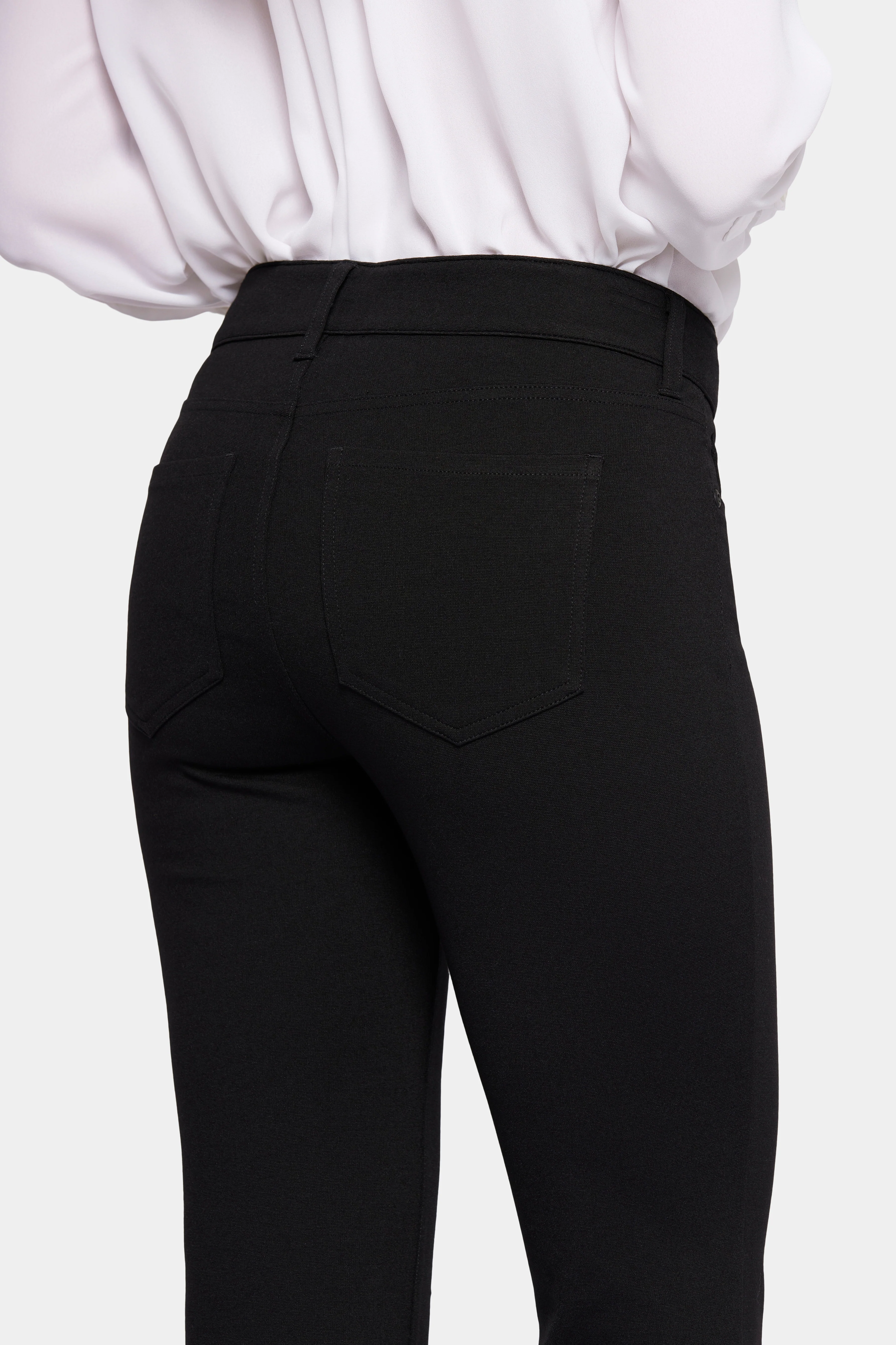 Marilyn Straight Pants In Petite - Black - Image 6