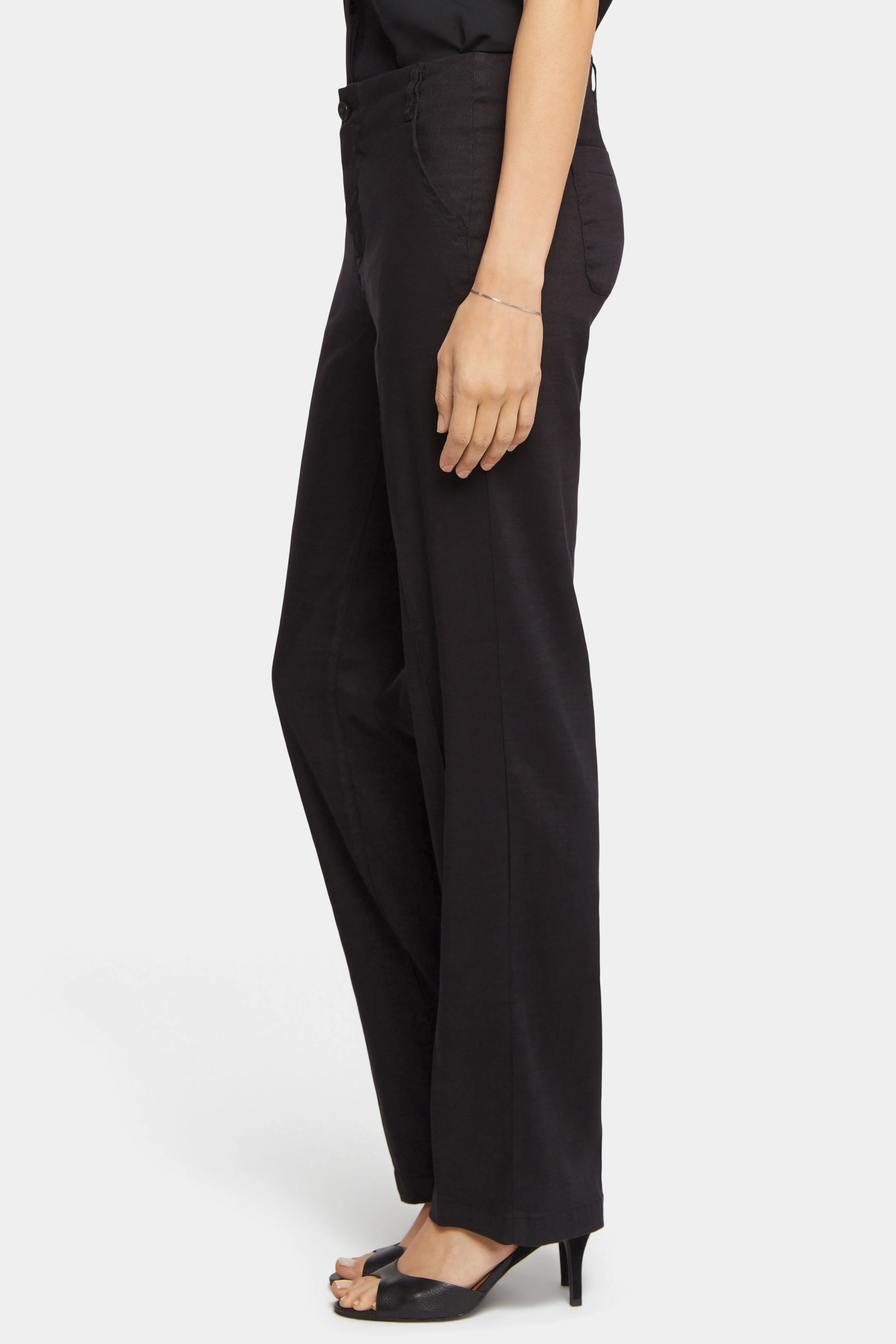 Marilyn Straight Pants In Petite - Black - Image 3