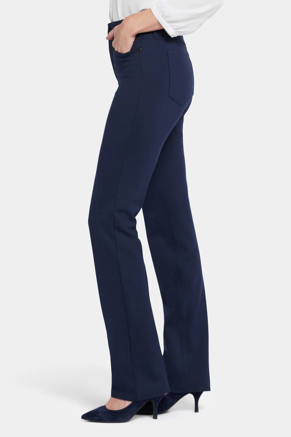 Marilyn Straight Pants - Oxford Navy - Image 3