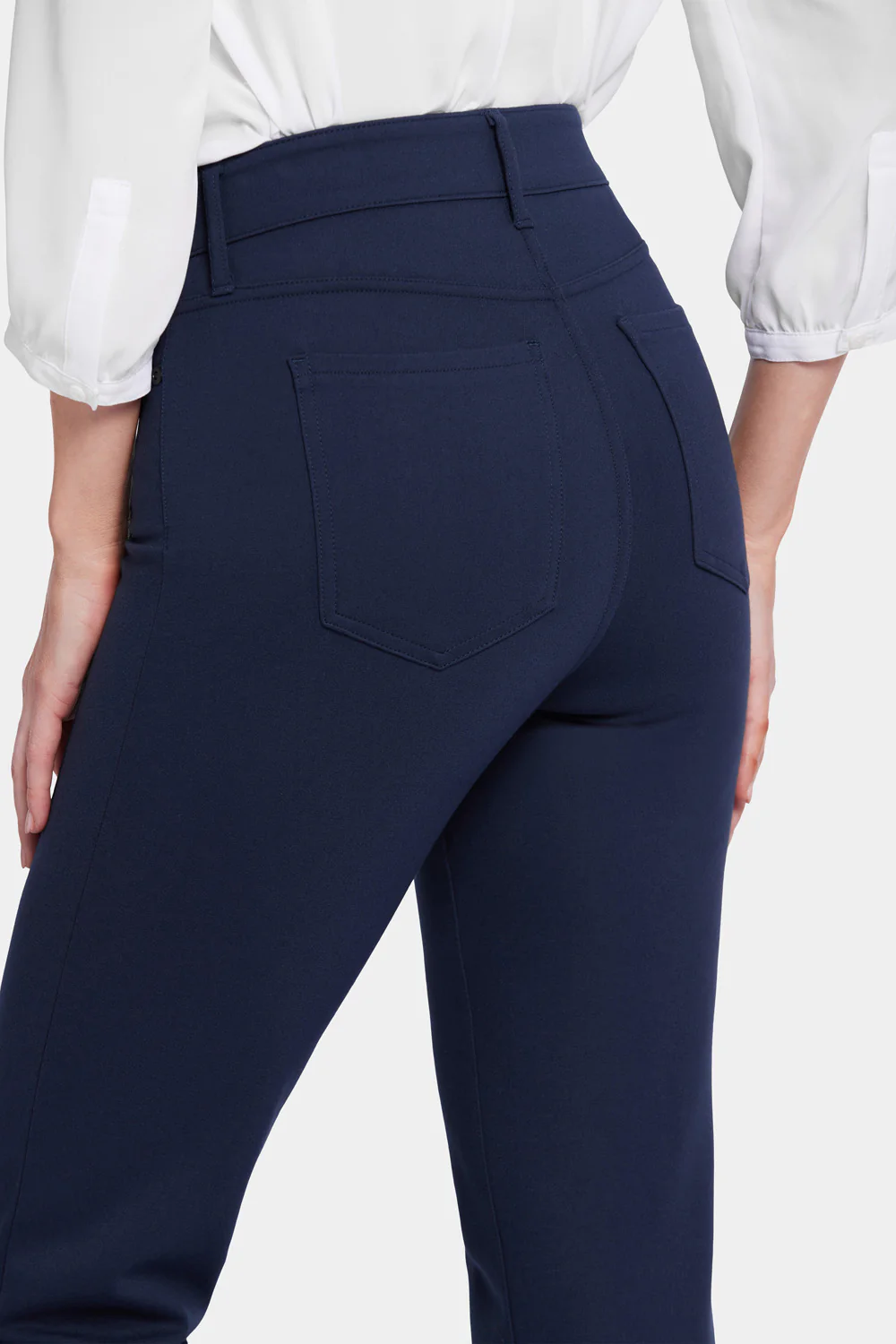 Marilyn Straight Pants - Oxford Navy - Image 6