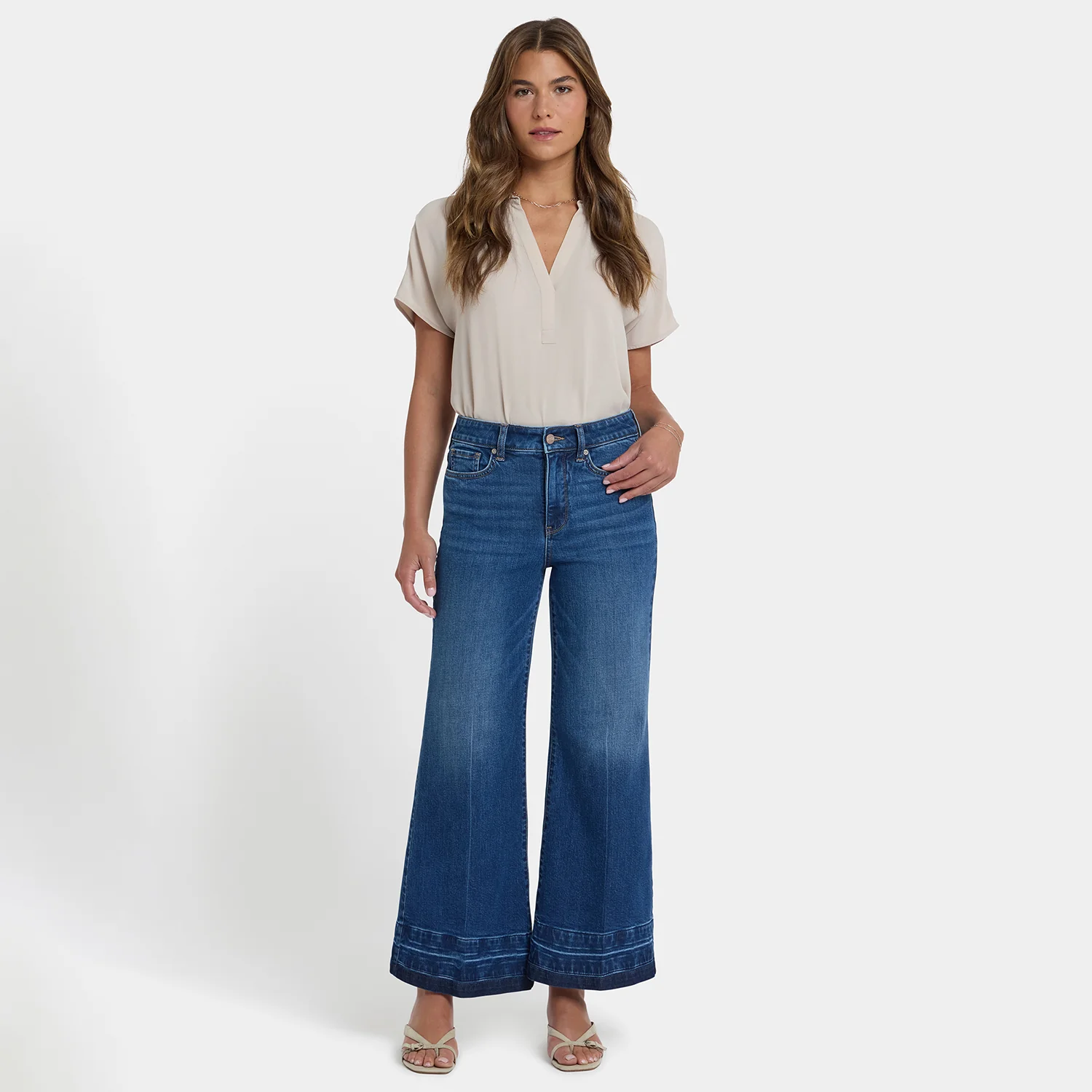 Mia Palazzo Ankle Jeans - Trail Lands - Image 6