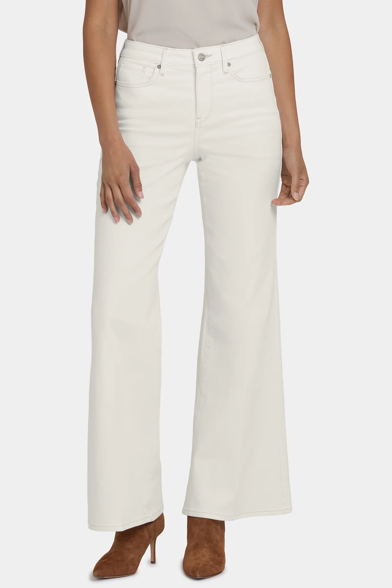 Mia Palazzo Jean - Winter White - Image 4