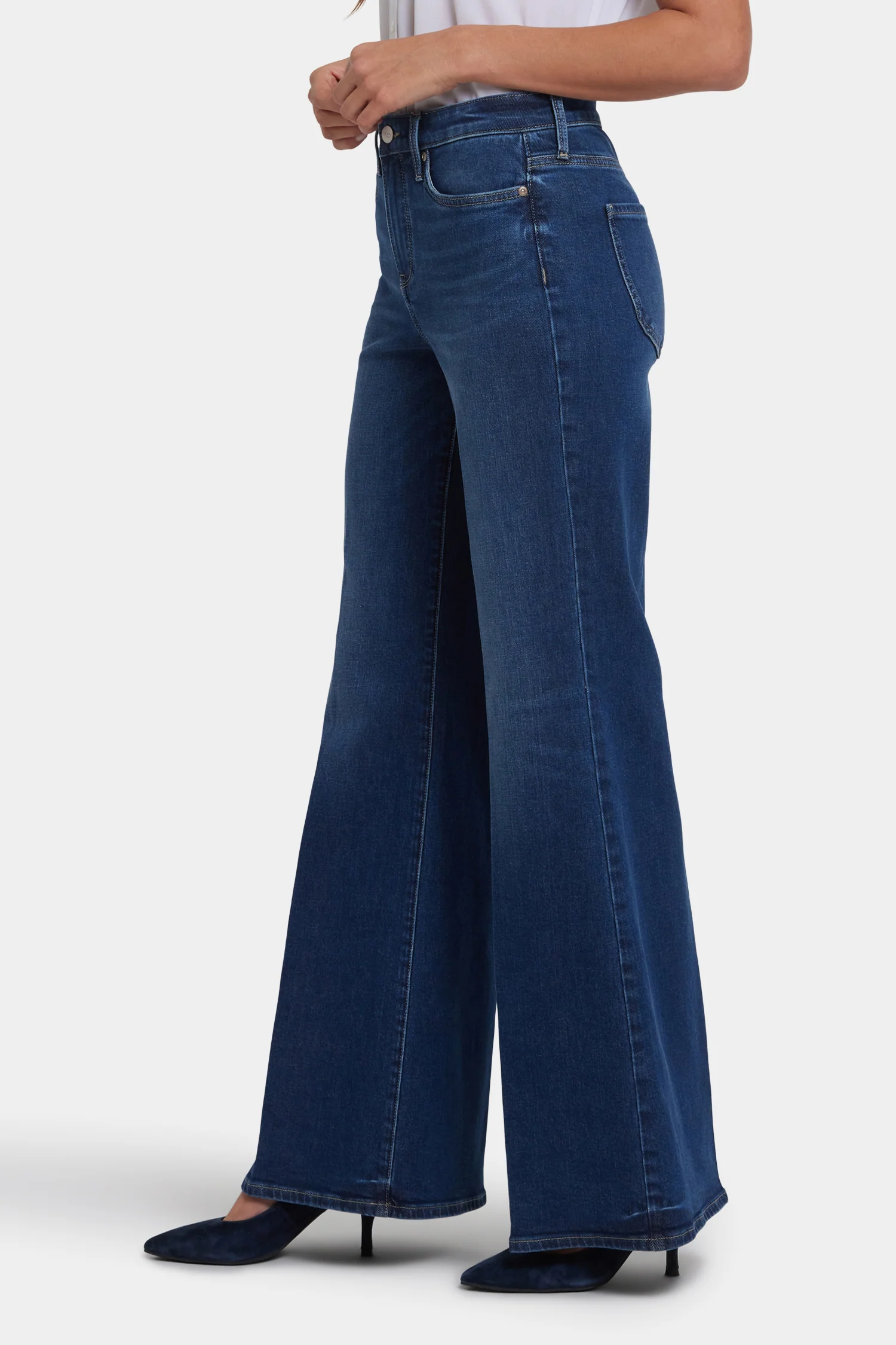 Mia Palazzo Jeans - Vintage Lapis - Image 2