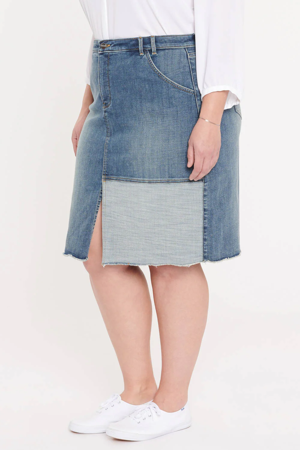 Midi Skirt In Plus Size - Clean Seline - Image 2