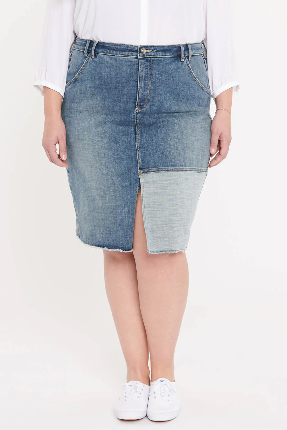 Midi Skirt In Plus Size - Clean Seline - Image 3
