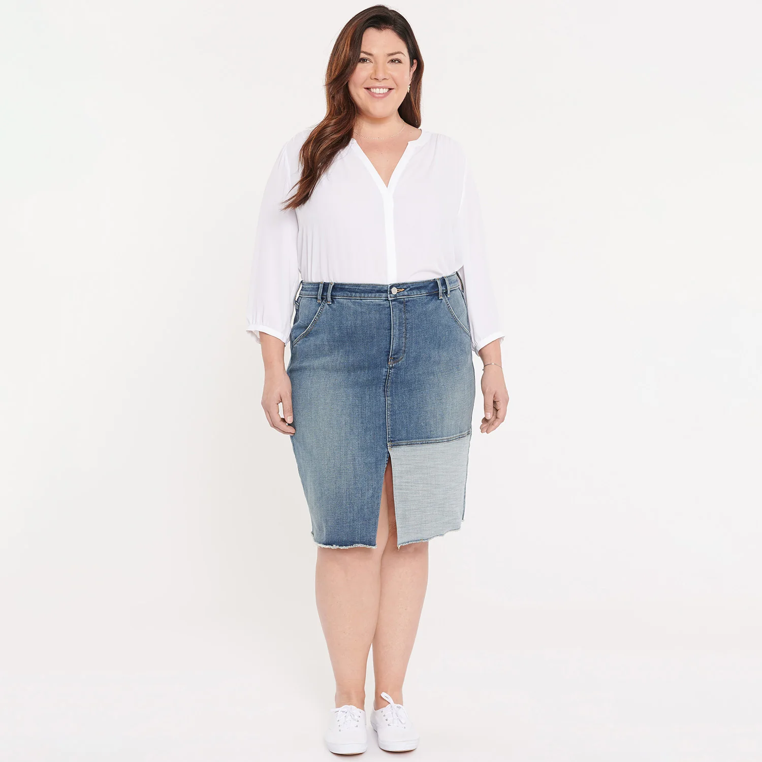Midi Skirt In Plus Size - Clean Seline - Image 6