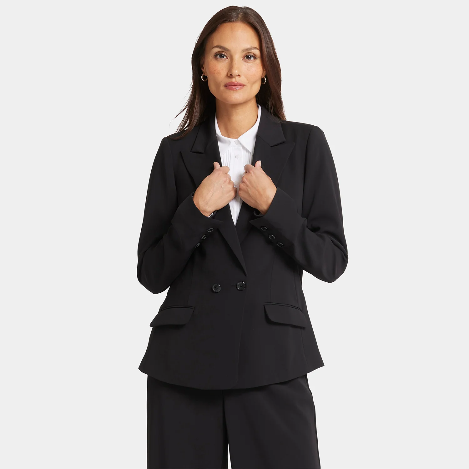 Modern Blazer Jacket - Black - Image 7