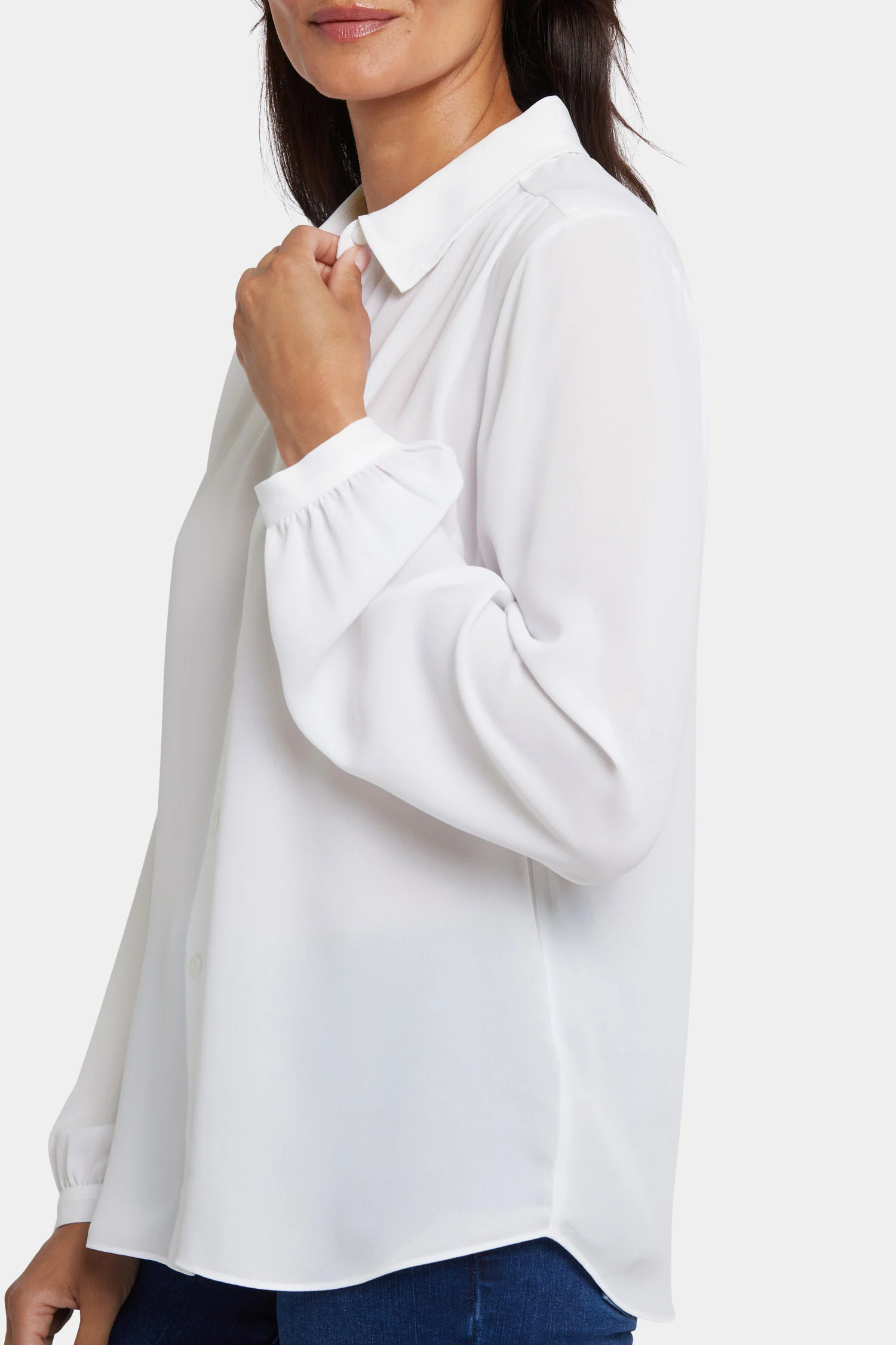 Modern Blouse - Optic White - Image 2