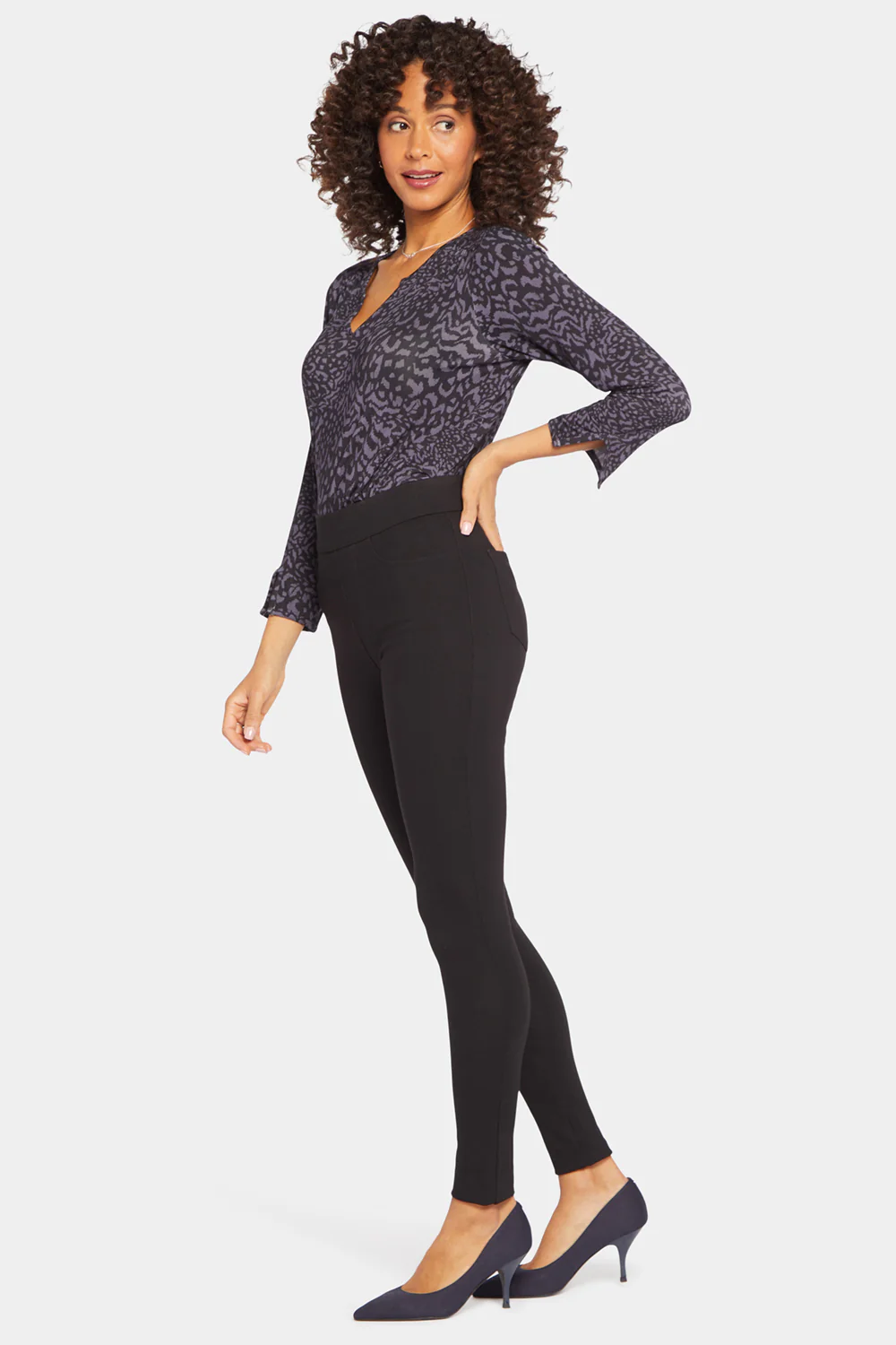 Modern Legging Pants - Black - Image 5