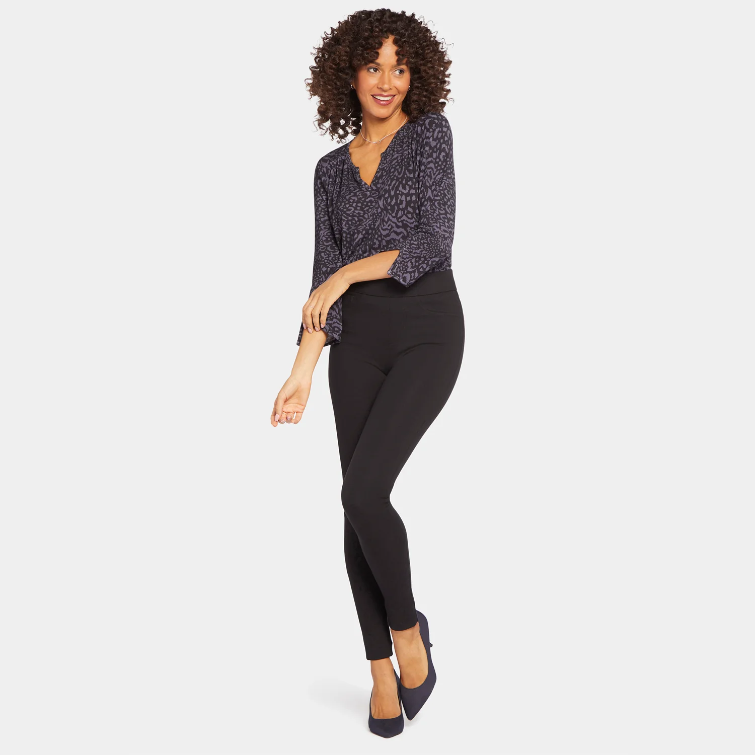 Modern Legging Pants - Black - Image 7