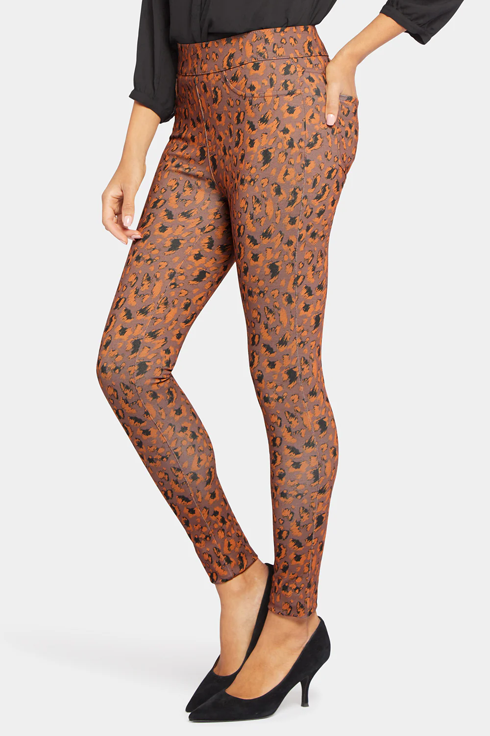 Modern Legging Pants - Caramel Cat - Image 3
